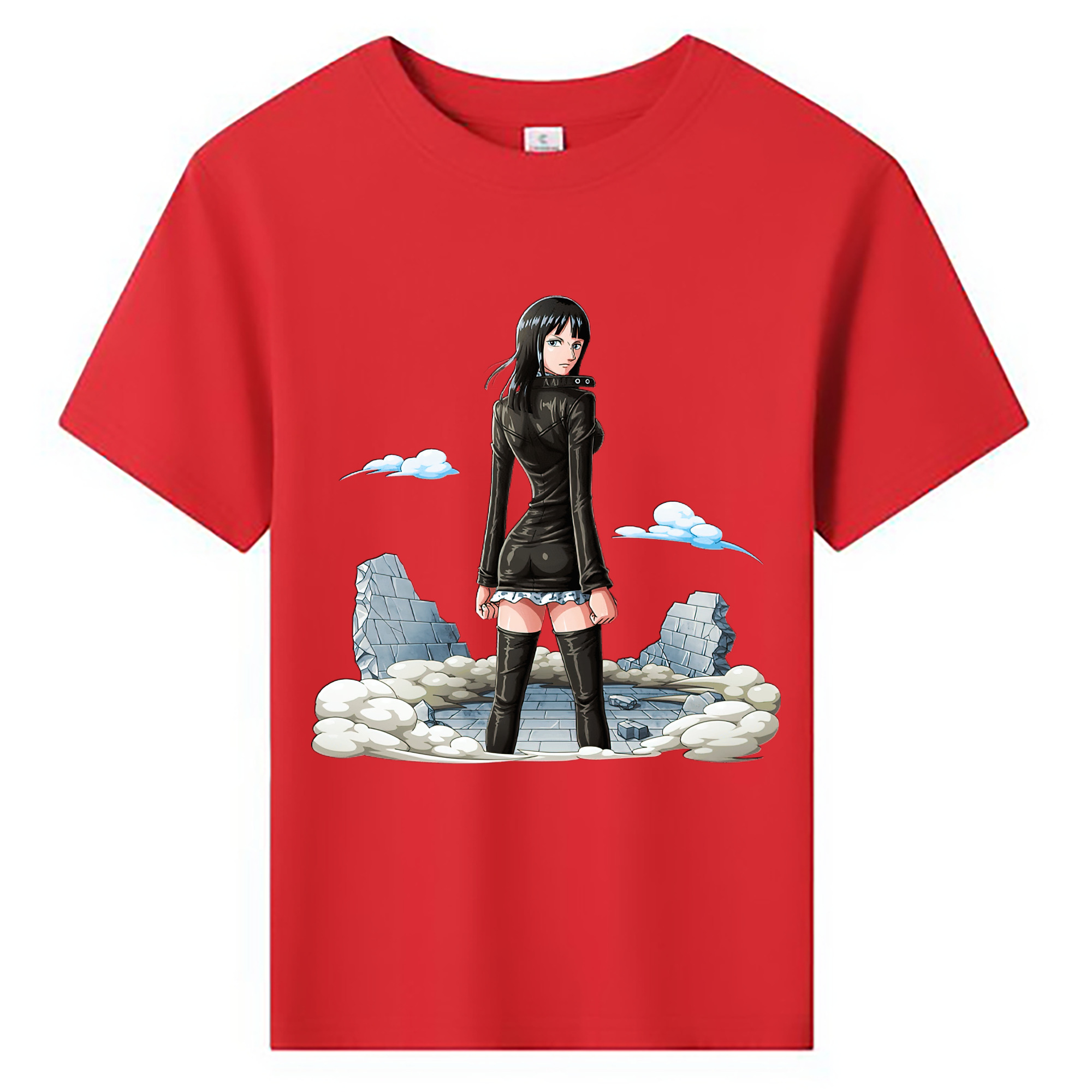 ワンピース ニコ・ロビン ONE PIECE Nico Robin 綿100％キッズTシャツ（フロントプリント）