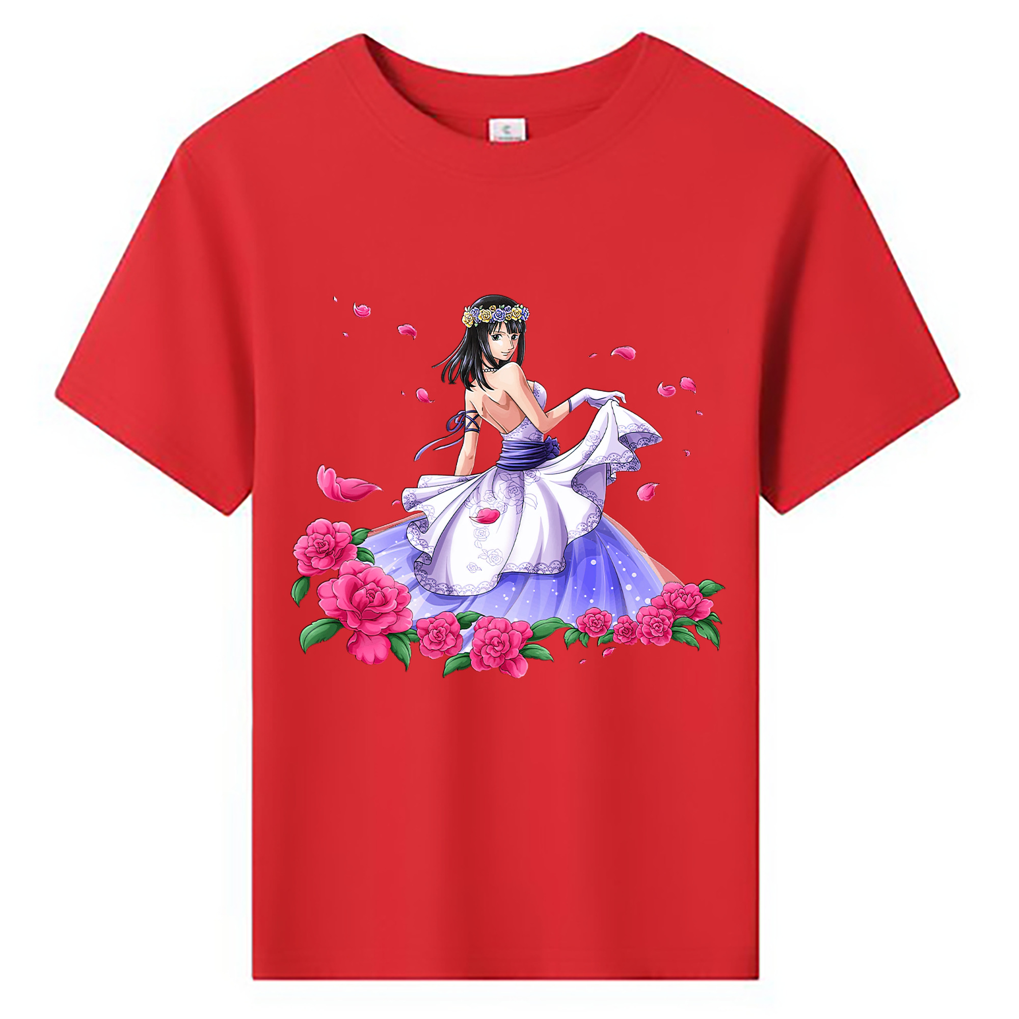 ワンピース ニコ・ロビン ONE PIECE Nico Robin 綿100％キッズTシャツ（フロントプリント）