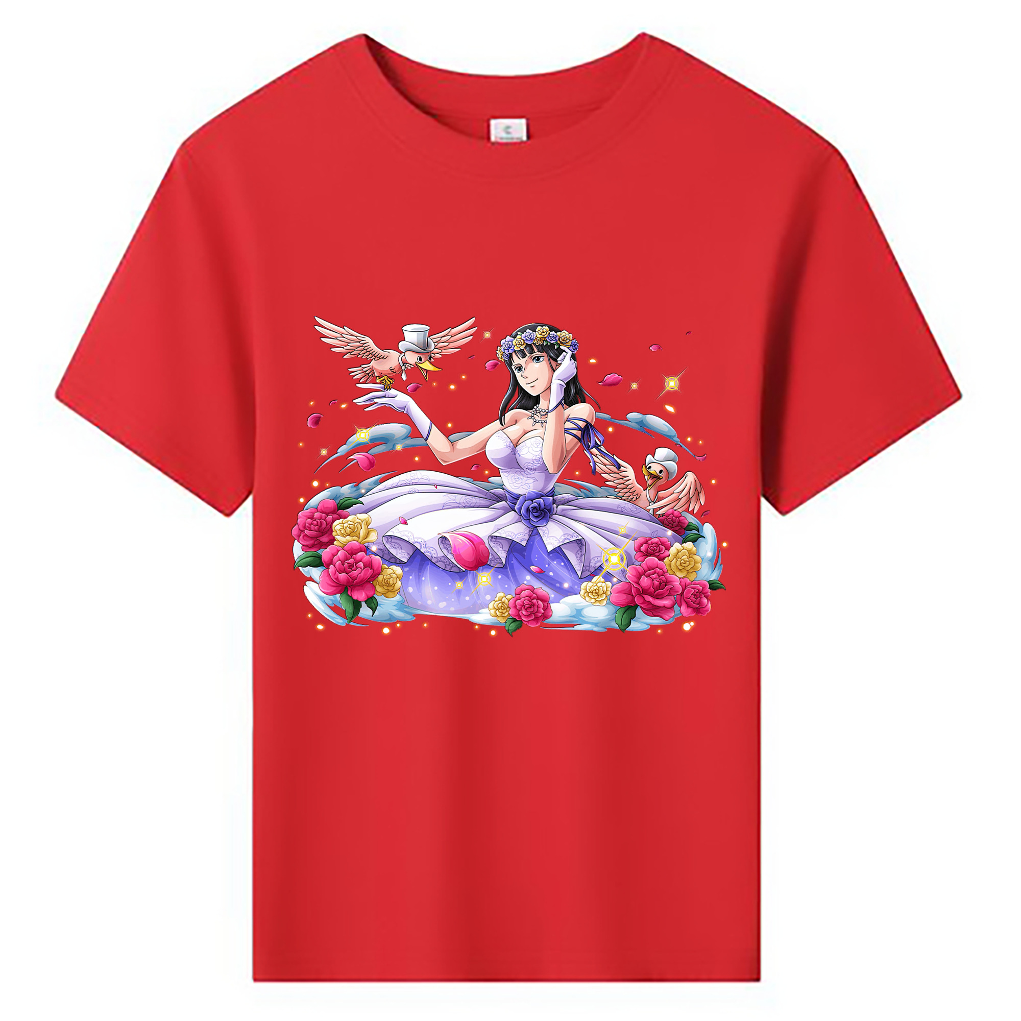ワンピース ニコ・ロビン ONE PIECE Nico Robin 綿100％キッズTシャツ（フロントプリント）