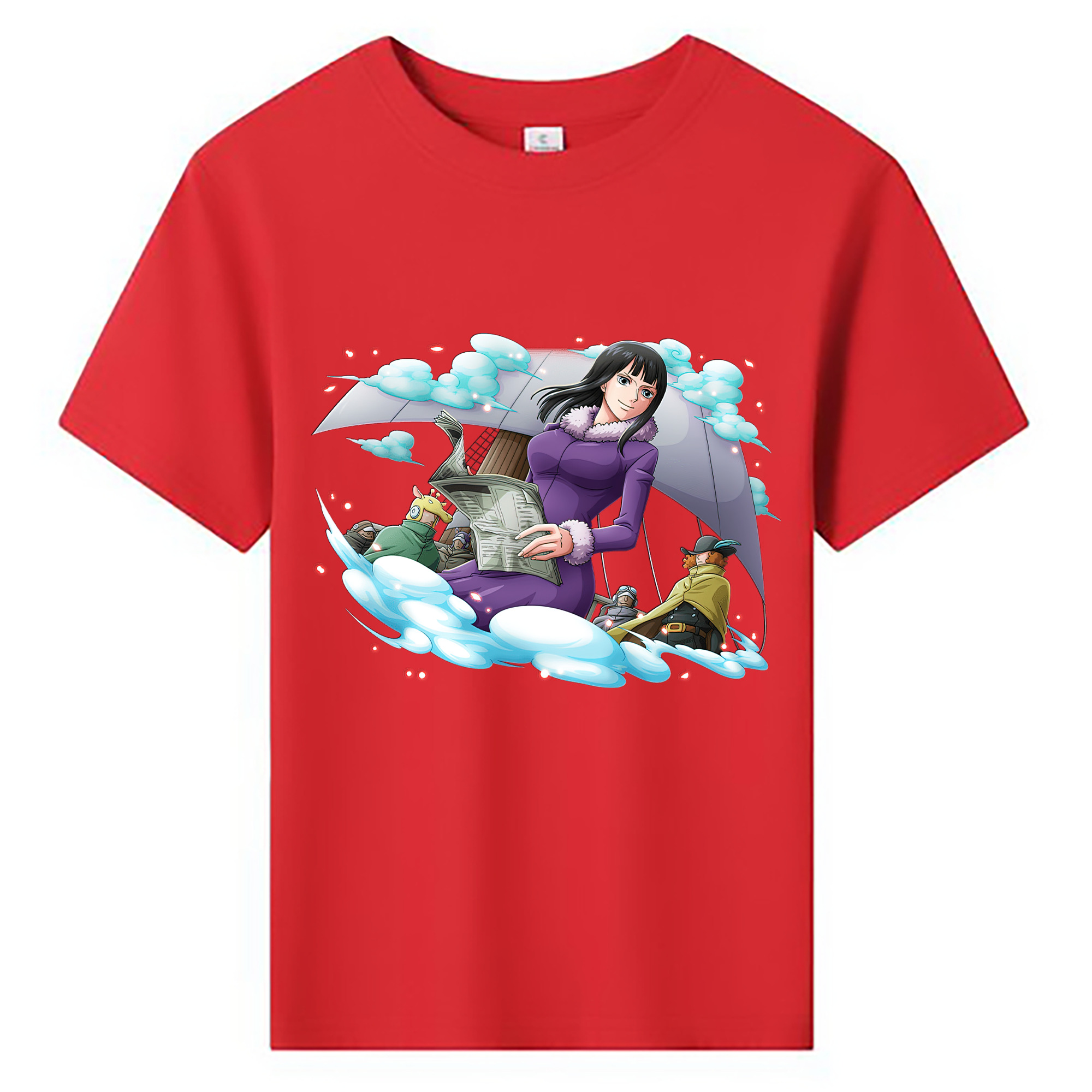 ワンピース ニコ・ロビン ONE PIECE Nico Robin 綿100％キッズTシャツ（フロントプリント）
