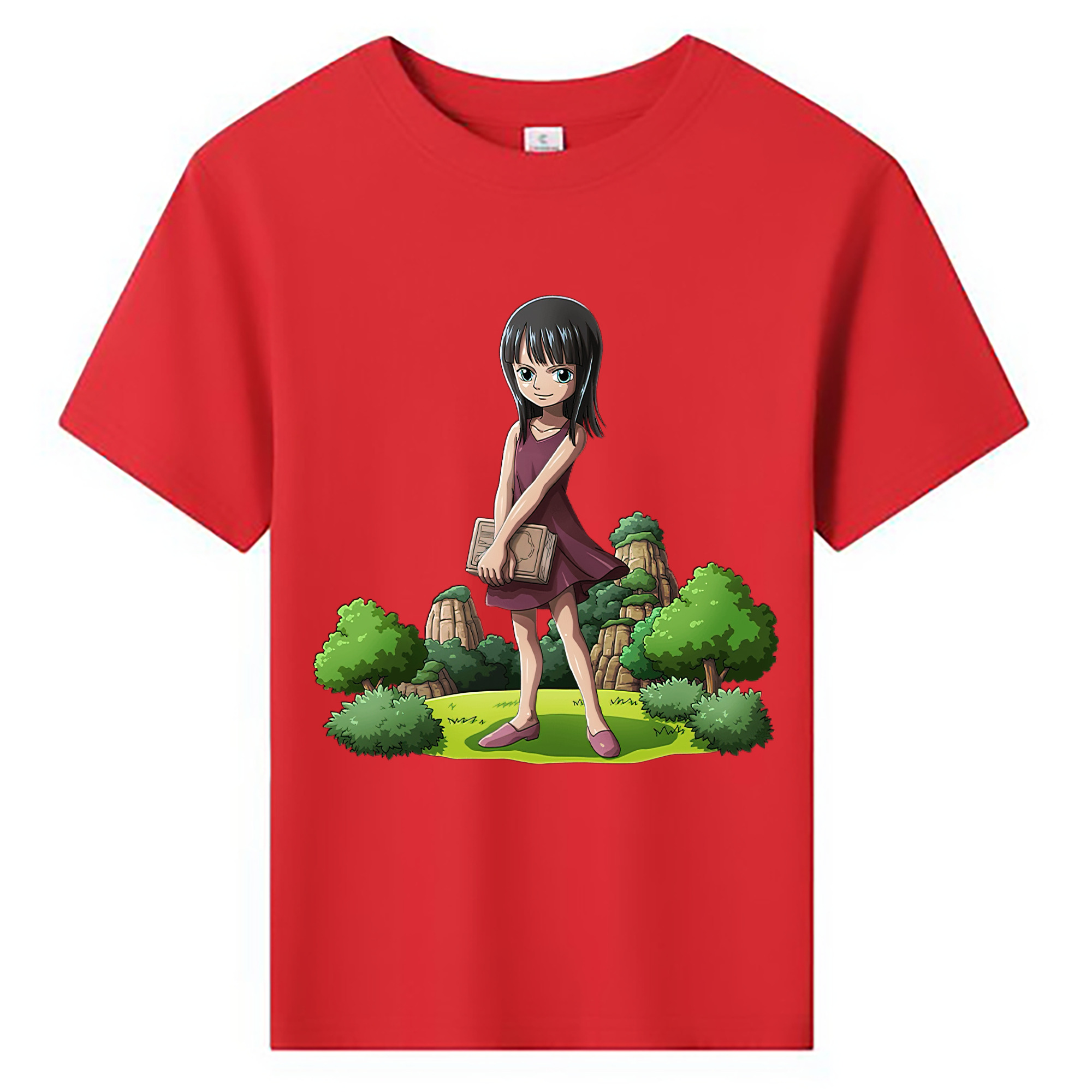 ワンピース ニコ・ロビン ONE PIECE Nico Robin 綿100％キッズTシャツ（フロントプリント）