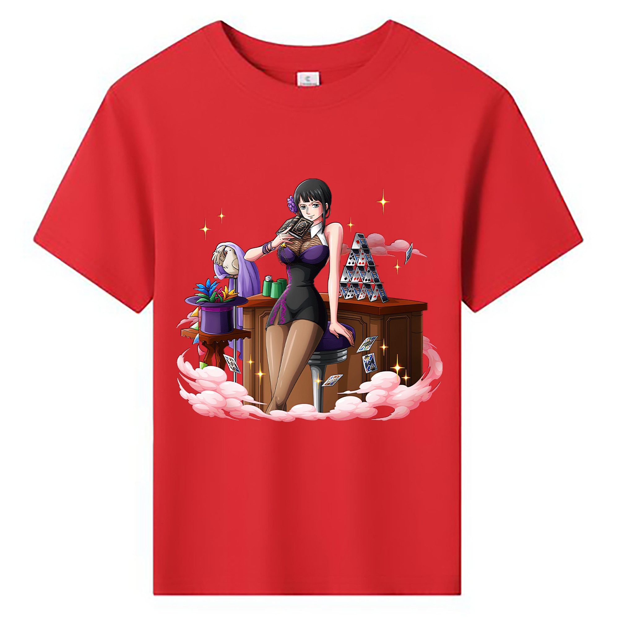 ワンピース ニコ・ロビン ONE PIECE Nico Robin 綿100％キッズTシャツ（フロントプリント）