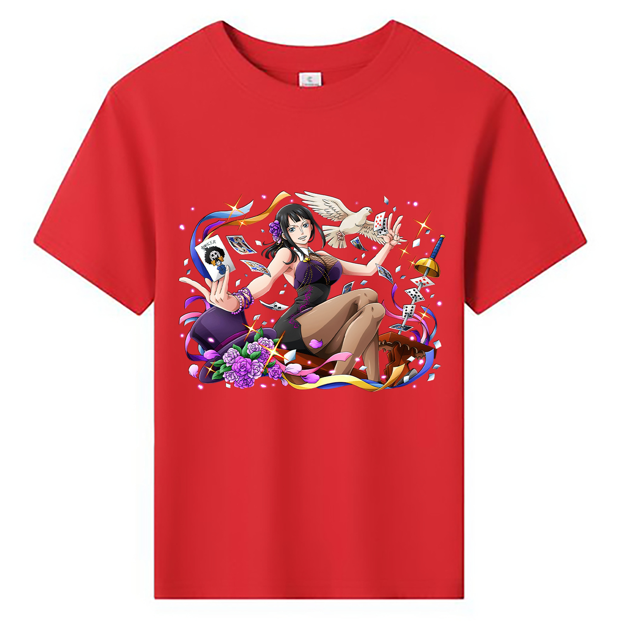 ワンピース ニコ・ロビン ONE PIECE Nico Robin 綿100％キッズTシャツ（フロントプリント）