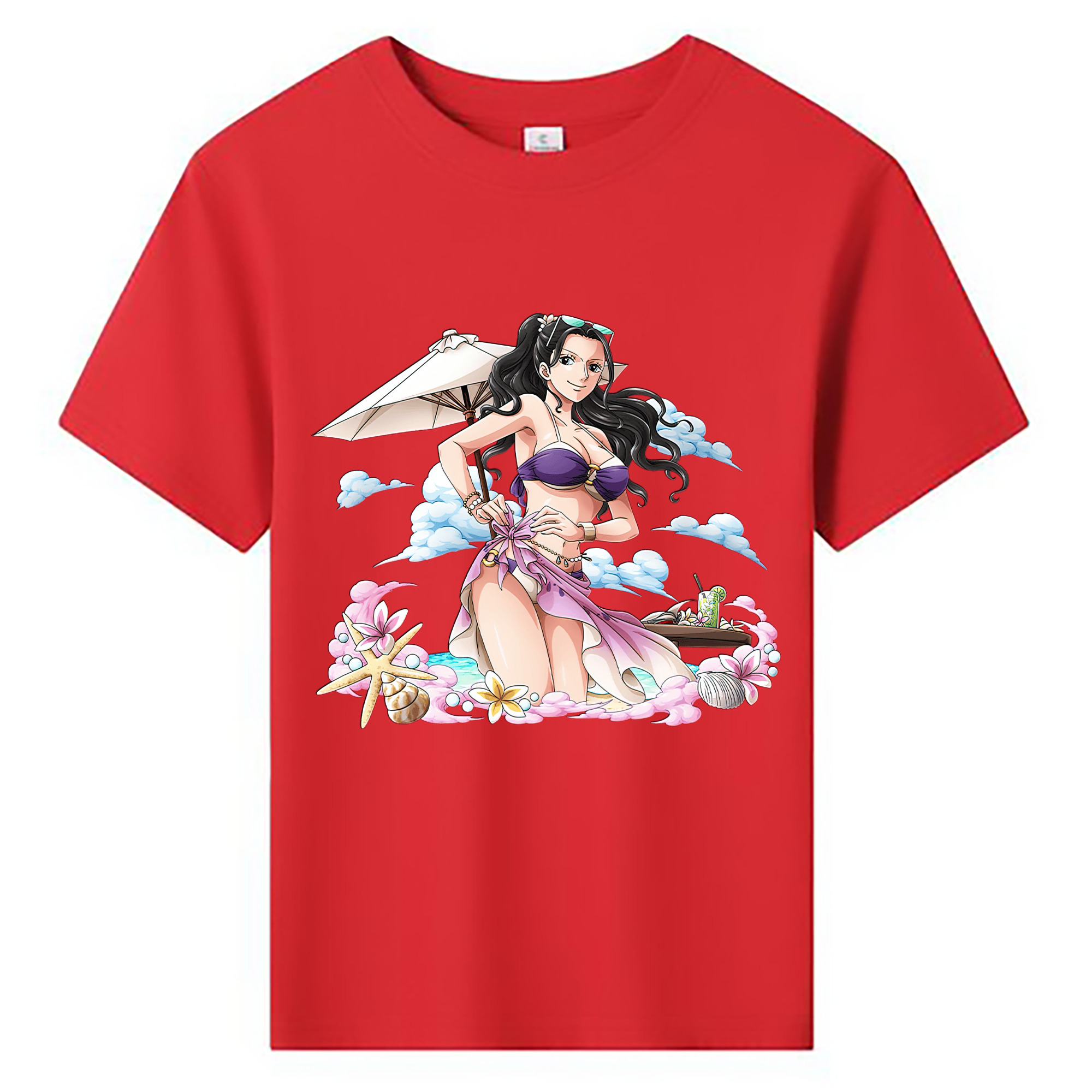 ワンピース ニコ・ロビン ONE PIECE Nico Robin 綿100％キッズTシャツ（フロントプリント）
