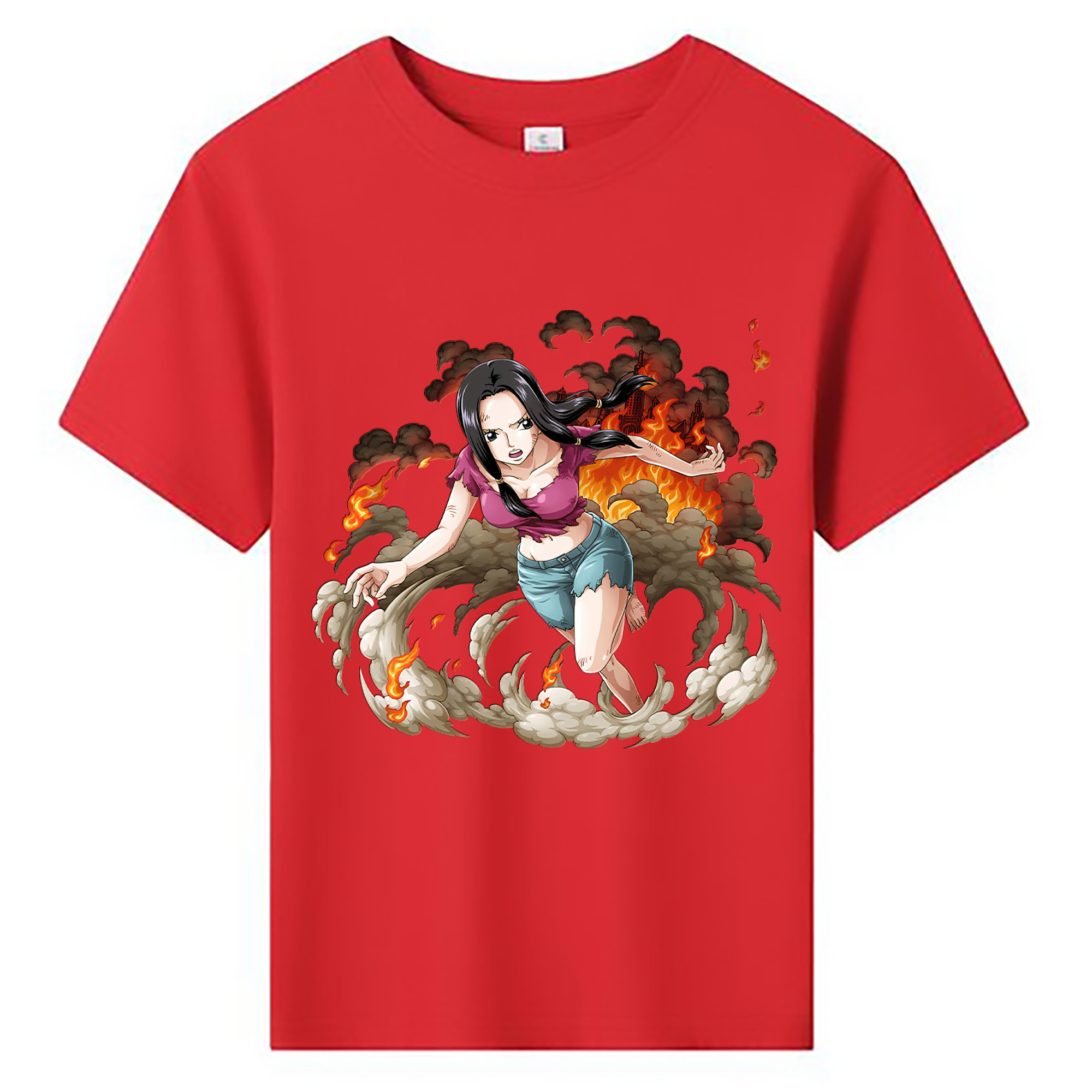 ワンピース ニコ・ロビン ONE PIECE Nico Robin 綿100％キッズTシャツ（フロントプリント）