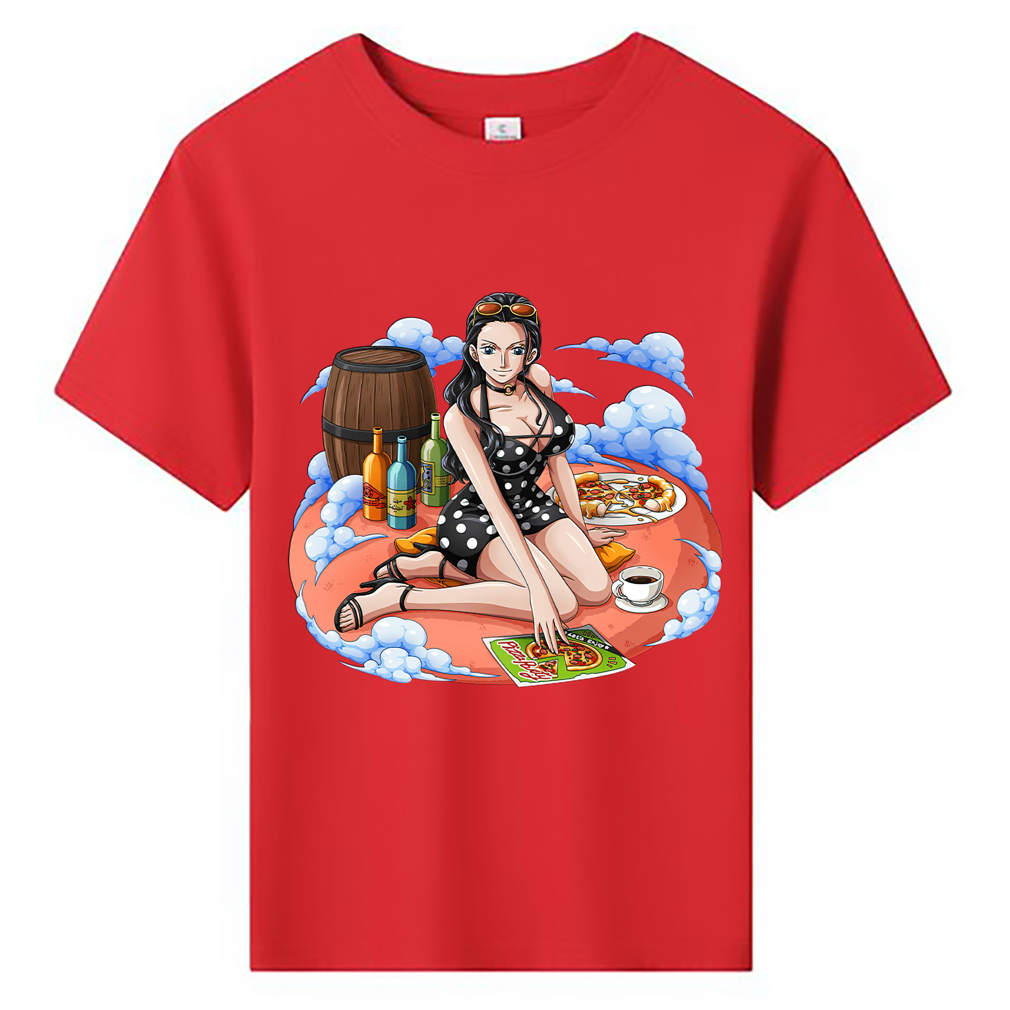 ワンピース ニコ・ロビン ONE PIECE Nico Robin 綿100％キッズTシャツ（フロントプリント）