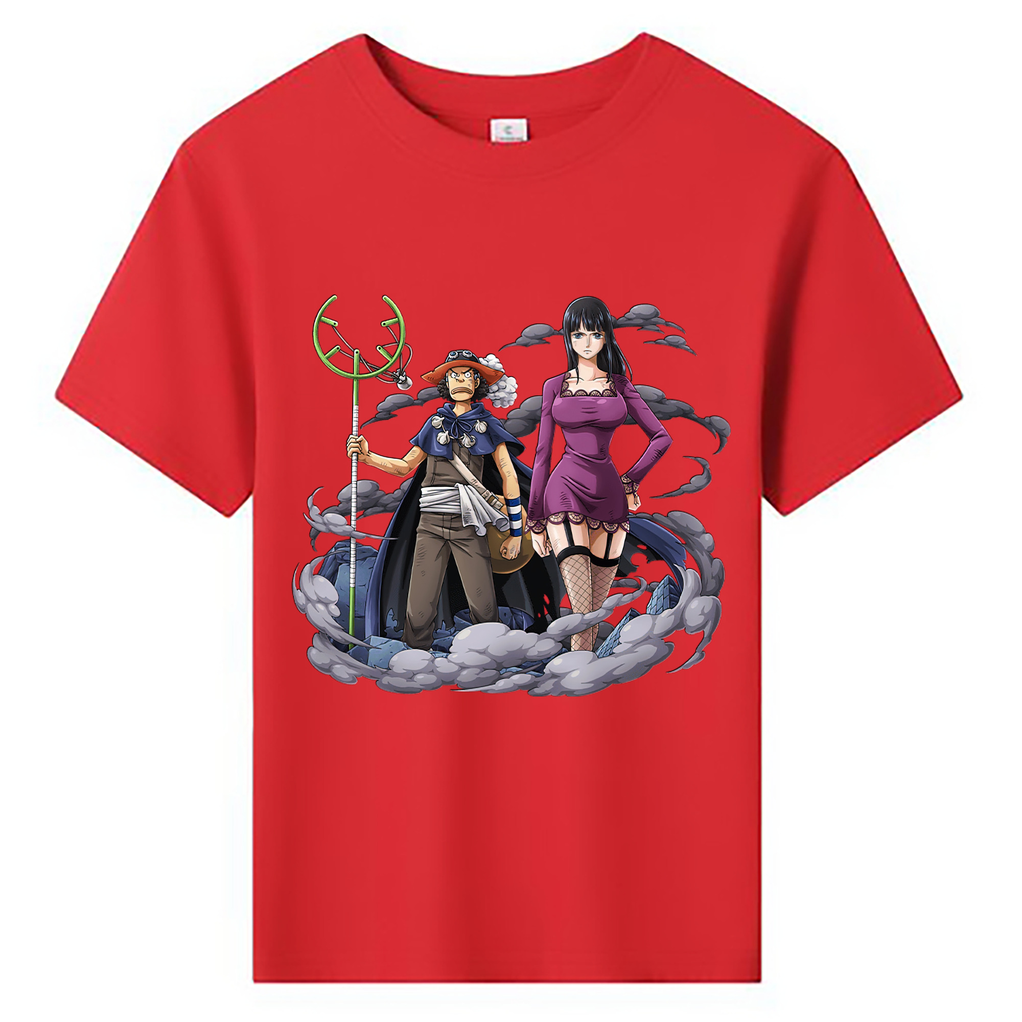ワンピース ニコ・ロビン ONE PIECE Nico Robin 綿100％キッズTシャツ（フロントプリント）