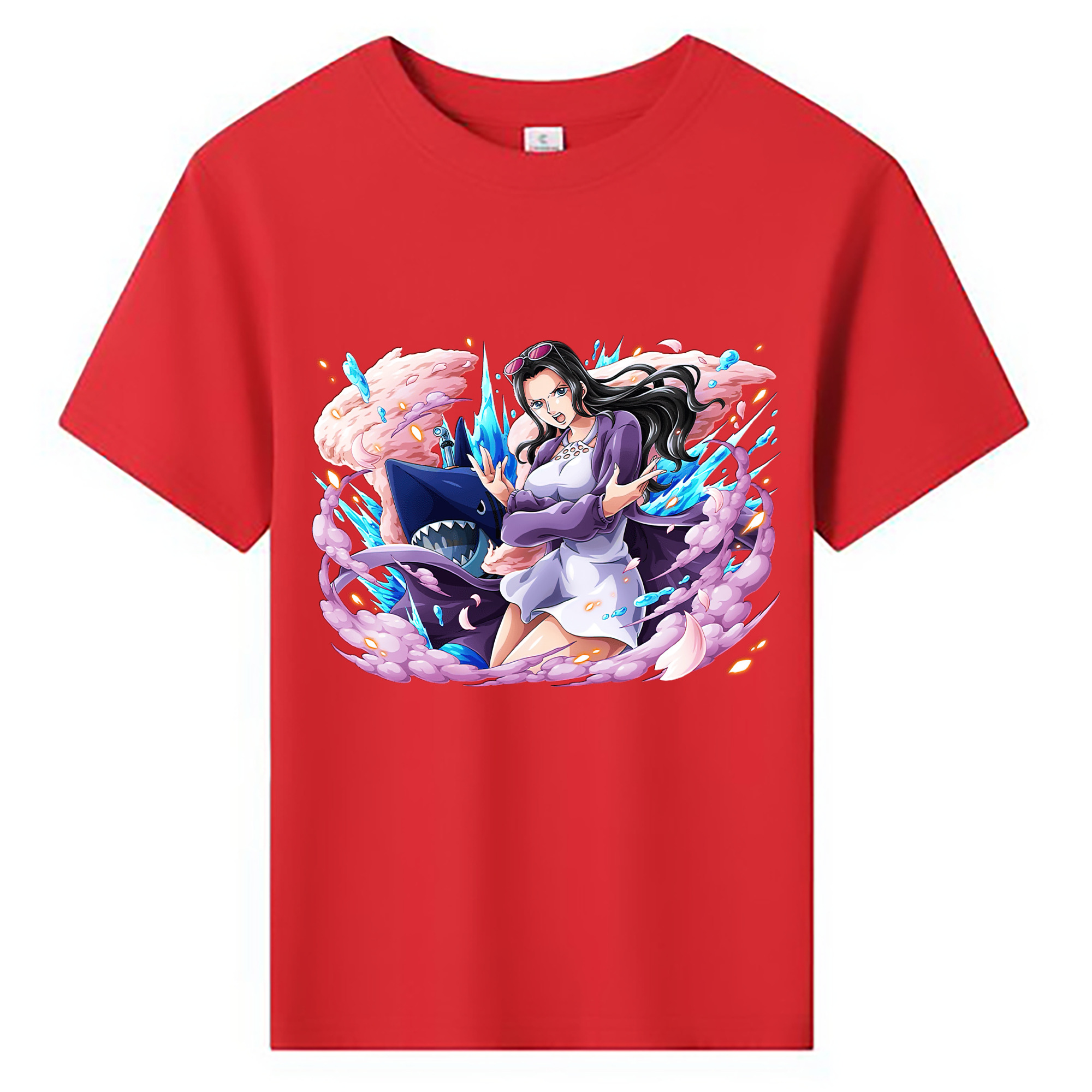 （画像用） ワンピース ニコ・ロビン ONE PIECE Nico Robin 綿100％キッズTシャツ（フロントプリント）