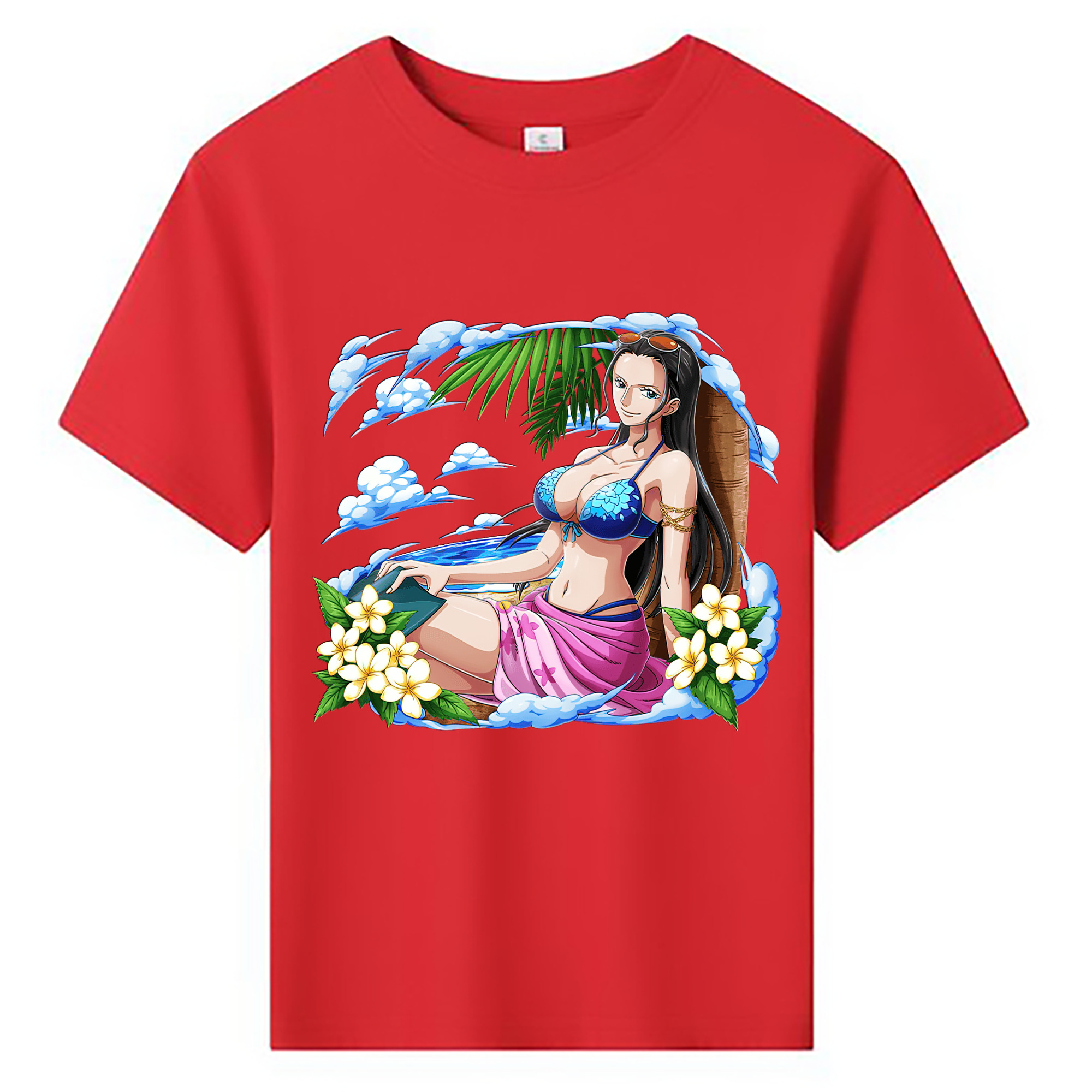 ワンピース ニコ・ロビン ONE PIECE Nico Robin 綿100％キッズTシャツ（フロントプリント）