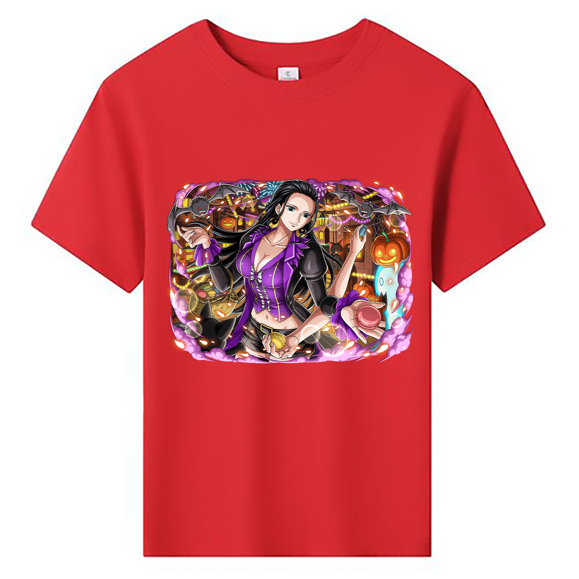 ワンピース ニコ・ロビン ONE PIECE Nico Robin 綿100％キッズTシャツ（フロントプリント）