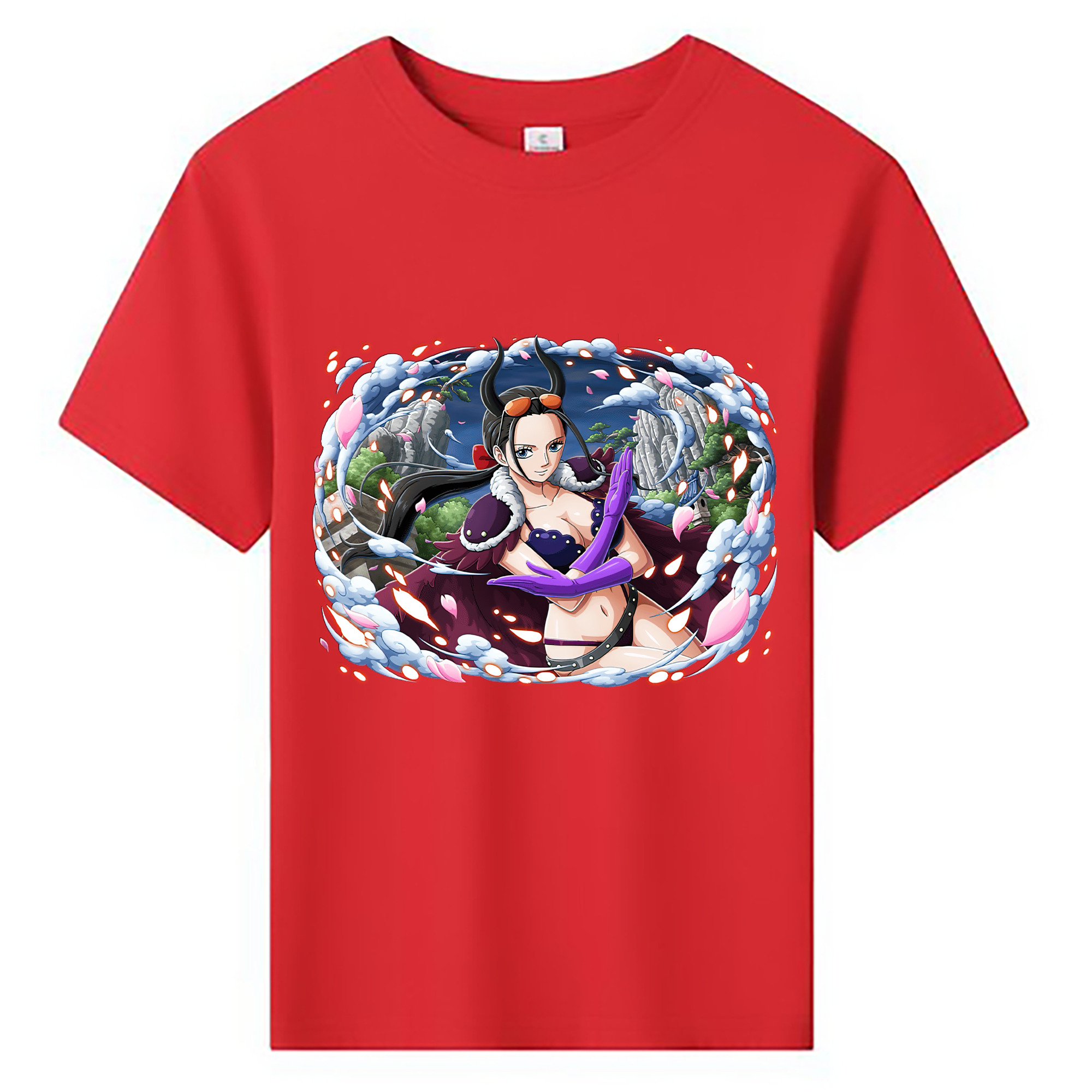 ワンピース ニコ・ロビン ONE PIECE Nico Robin 綿100％キッズTシャツ（フロントプリント）