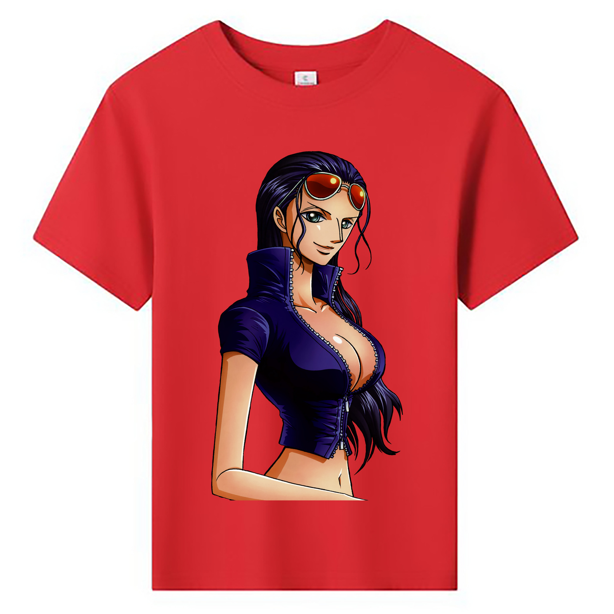 ワンピース ニコ・ロビン ONE PIECE Nico Robin 綿100％キッズTシャツ（フロントプリント）