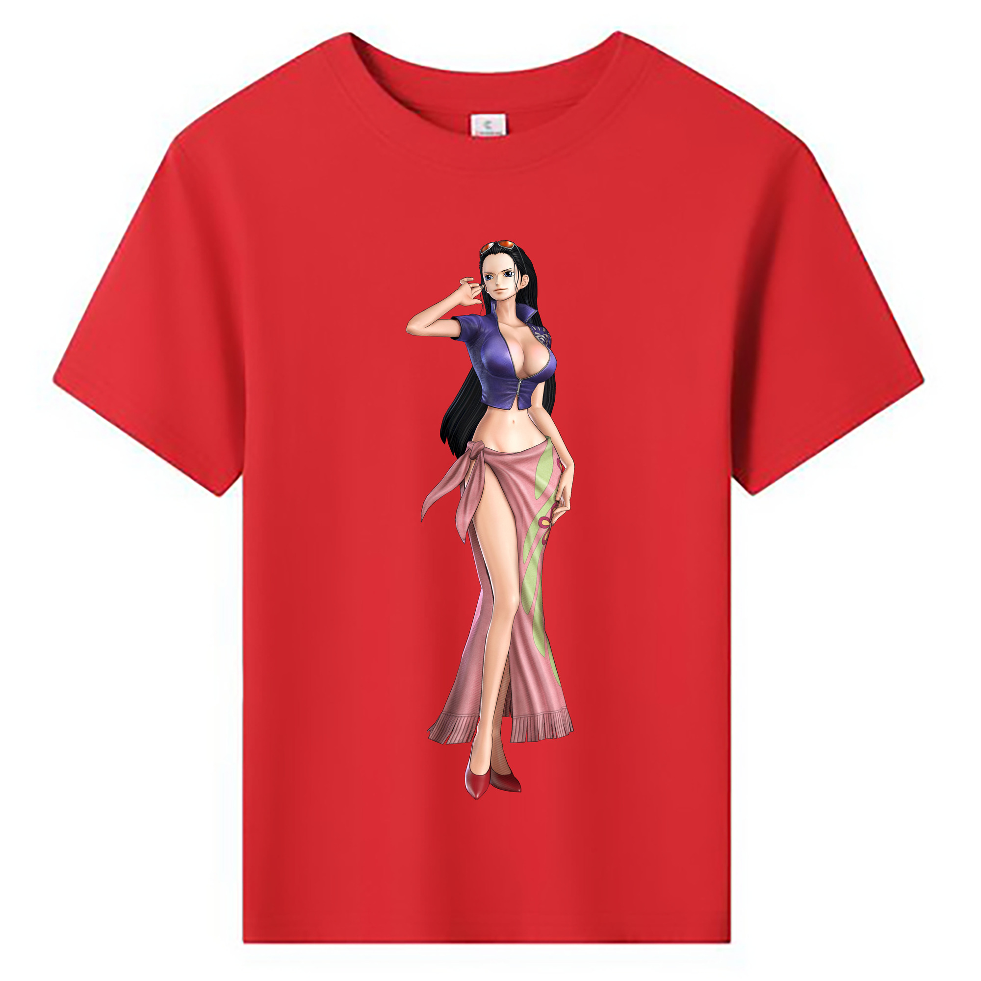 ワンピース ニコ・ロビン ONE PIECE Nico Robin 綿100％キッズTシャツ（フロントプリント）
