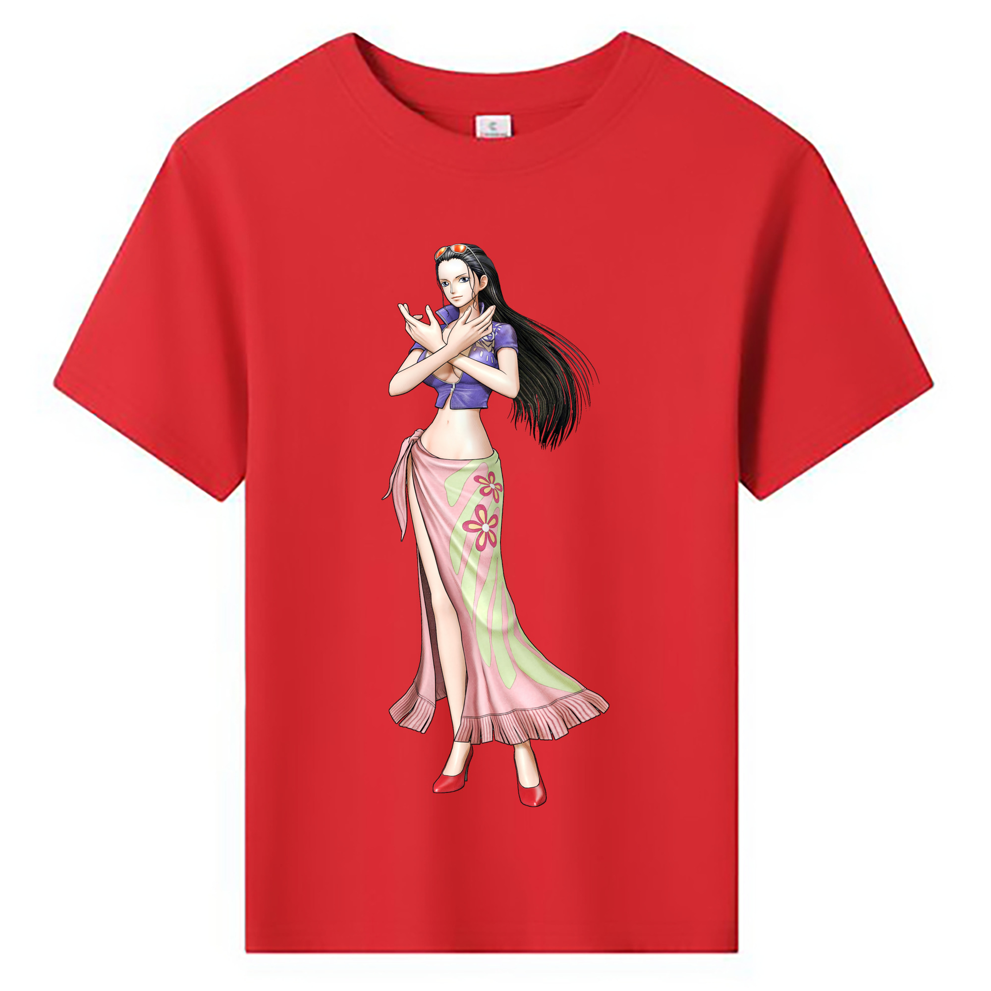 ワンピース ニコ・ロビン ONE PIECE Nico Robin 綿100％キッズTシャツ（フロントプリント）