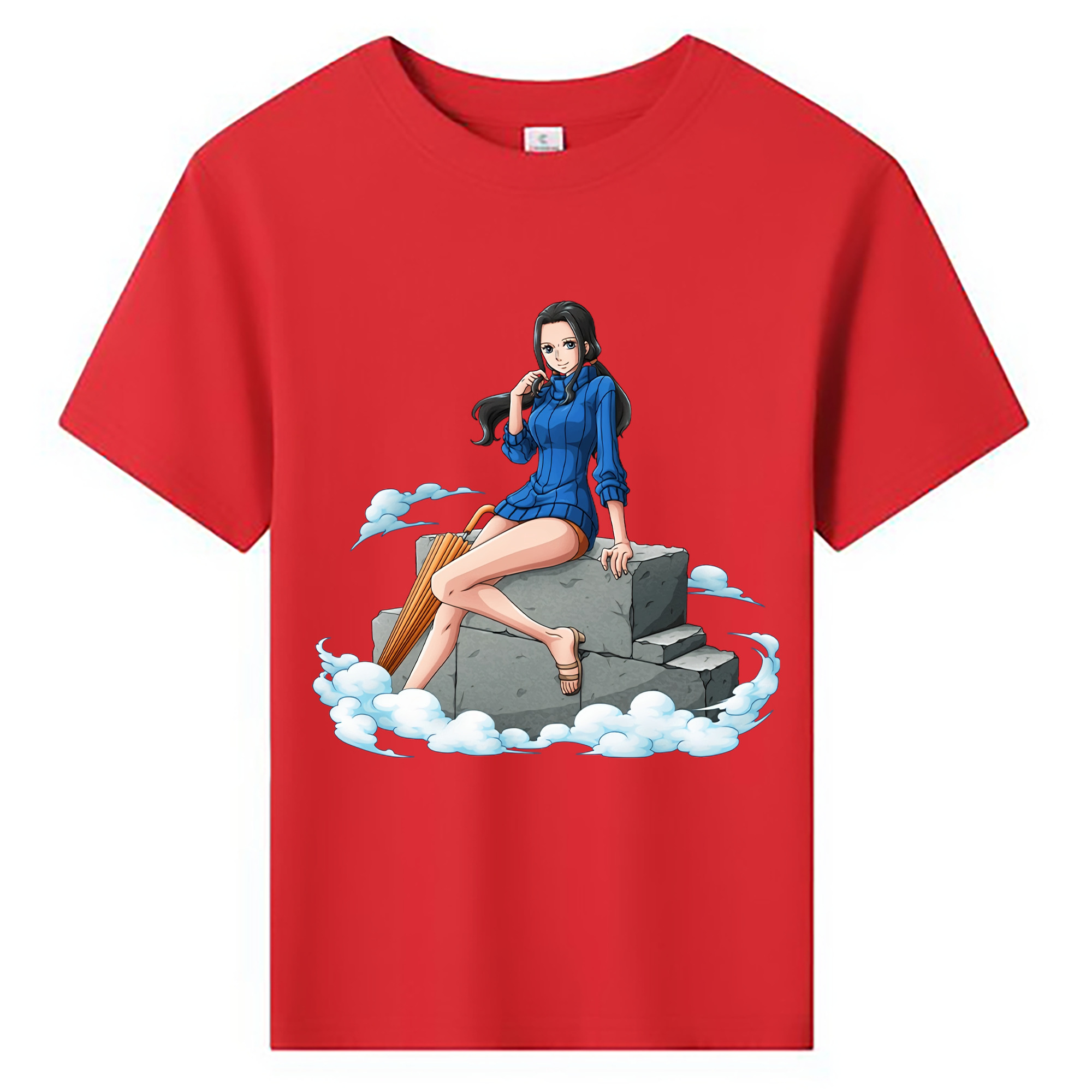 ワンピース ニコ・ロビン ONE PIECE Nico Robin 綿100％キッズTシャツ（フロントプリント）