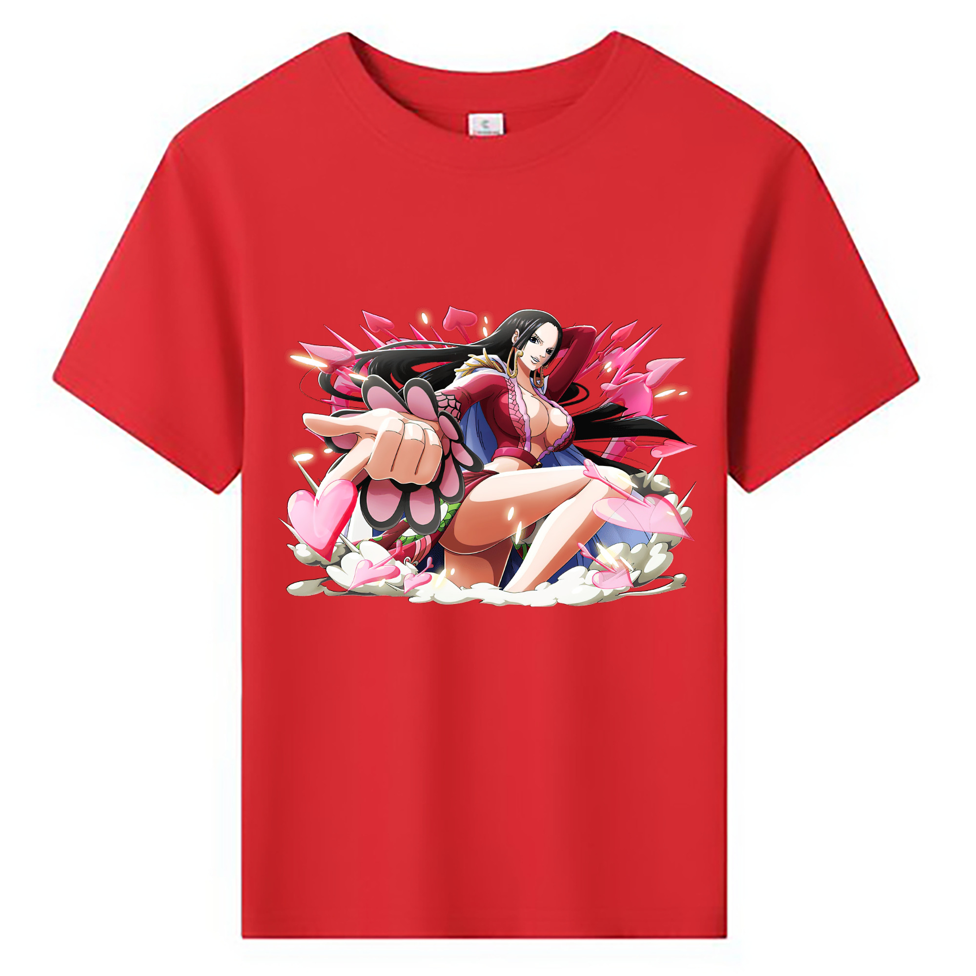 ワンピース ボア・ハンコック ONE PIECE Boa·Hancock 綿100％キッズTシャツ（フロントプリント）