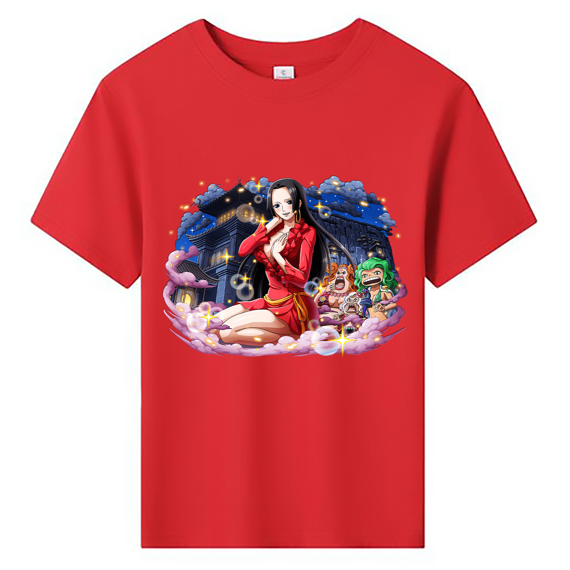 ワンピース ボア・ハンコック ONE PIECE Boa·Hancock 綿100％キッズTシャツ（フロントプリント）