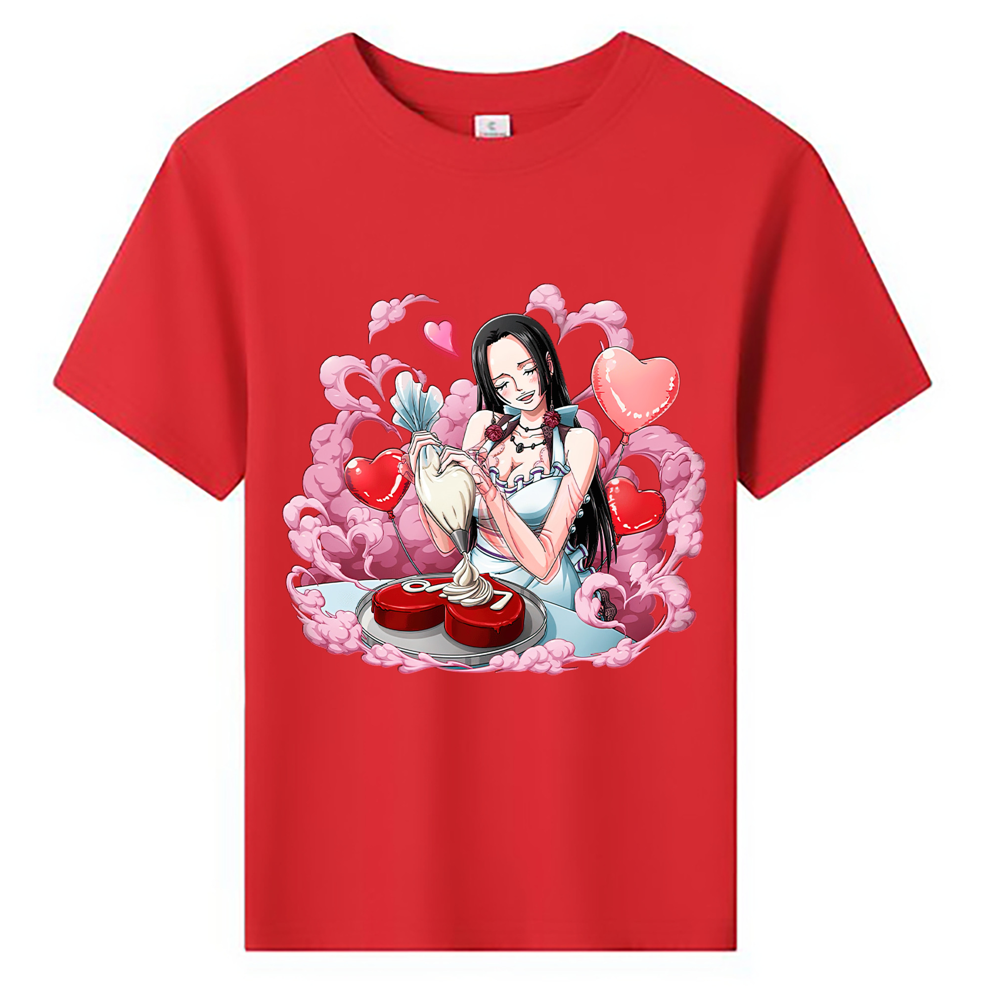 ワンピース ボア・ハンコック ONE PIECE Boa·Hancock 綿100％キッズTシャツ（フロントプリント）