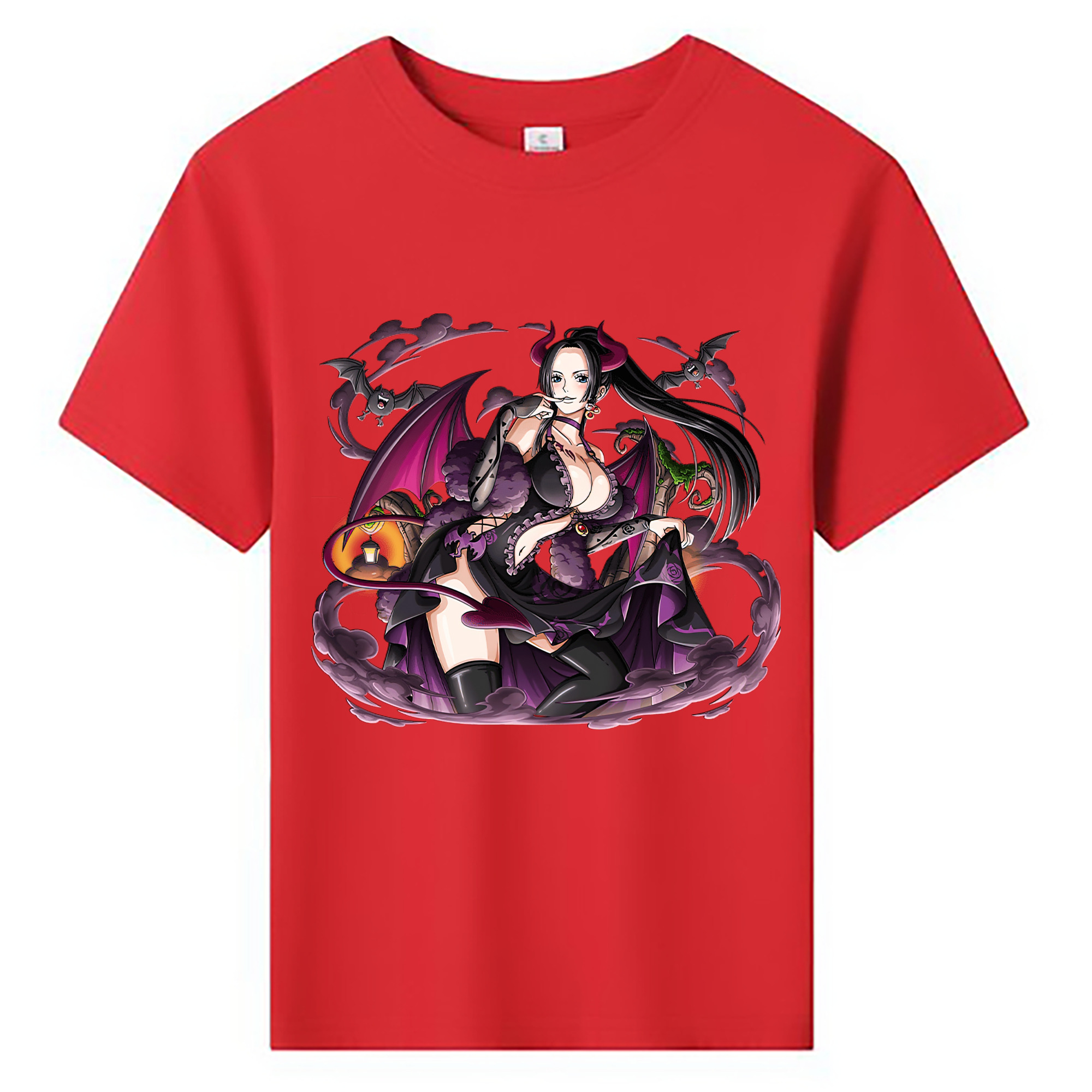 ワンピース ボア・ハンコック ONE PIECE Boa·Hancock 綿100％キッズTシャツ（フロントプリント）