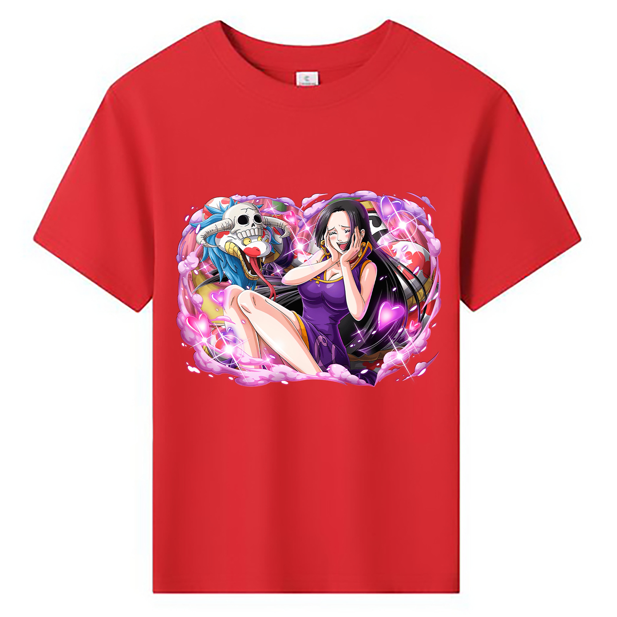 ワンピース ボア・ハンコック ONE PIECE Boa·Hancock 綿100％キッズTシャツ（フロントプリント）