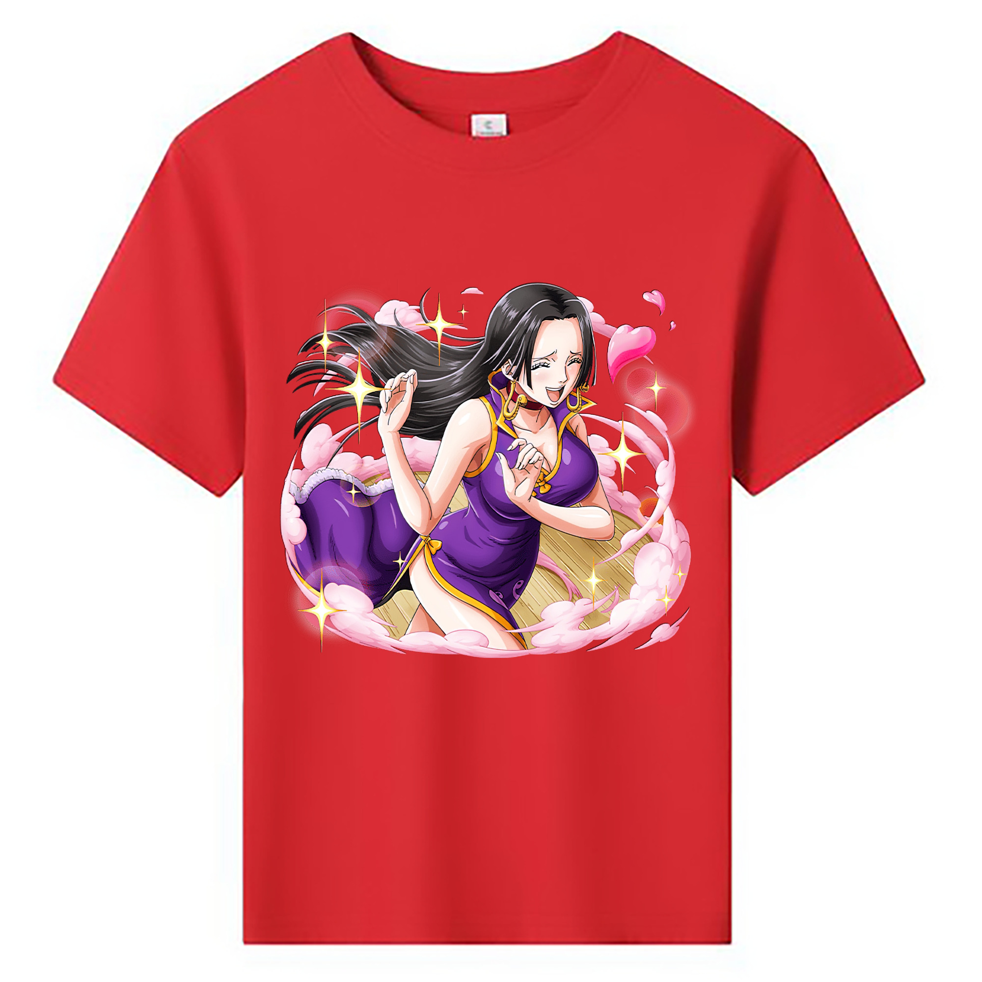 （画像用） ワンピース ボア・ハンコック ONE PIECE Boa·Hancock 綿100％キッズTシャツ（フロントプリント）