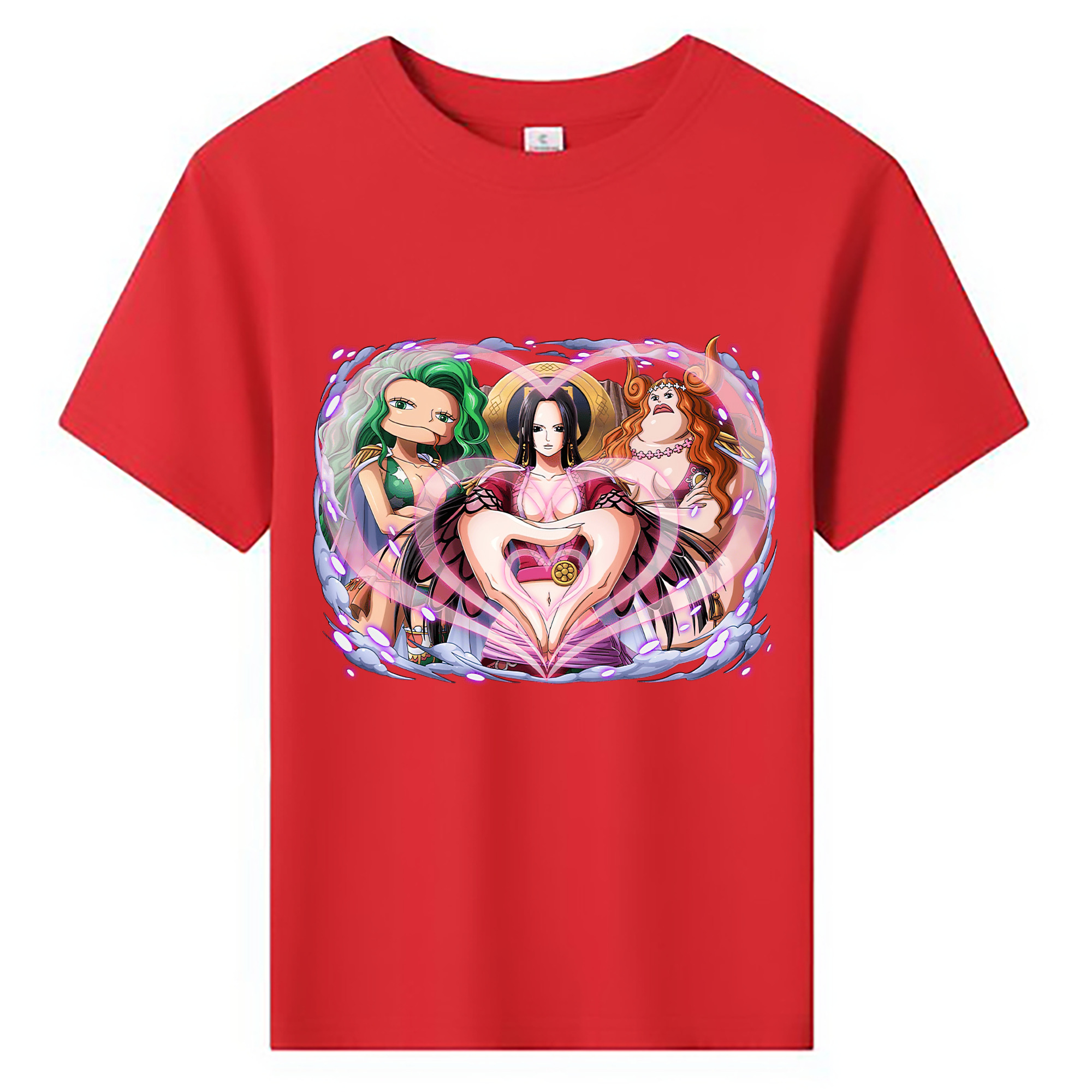 ワンピース ボア・ハンコック ONE PIECE Boa·Hancock 綿100％キッズTシャツ（フロントプリント）