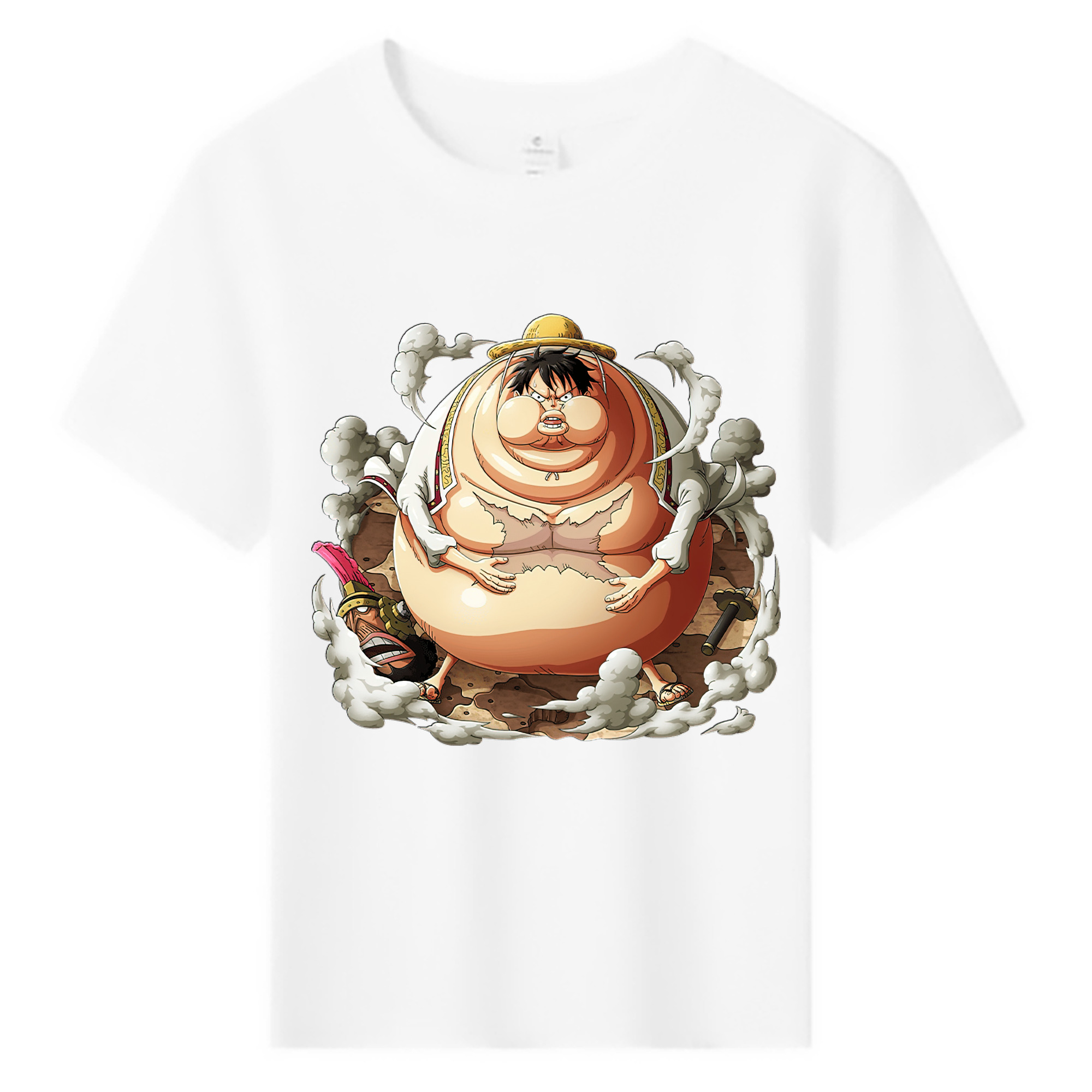 ワンピース モンキー・D・ルフィ ONE PIECE Monkey D. Luffy 綿100％キッズTシャツ（フロントプリント）