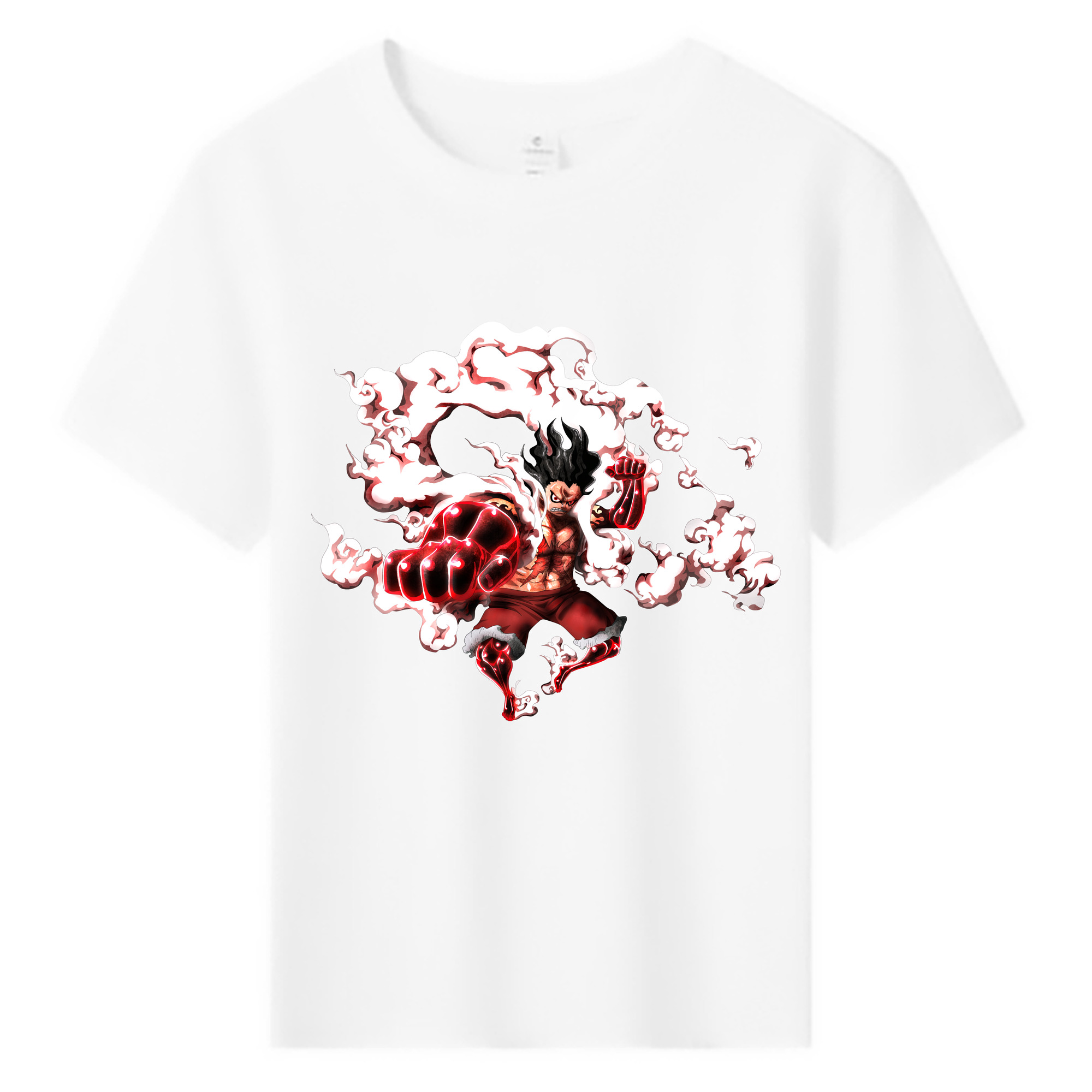 ワンピース モンキー・D・ルフィ ONE PIECE Monkey D. Luffy 綿100％キッズTシャツ（フロントプリント）
