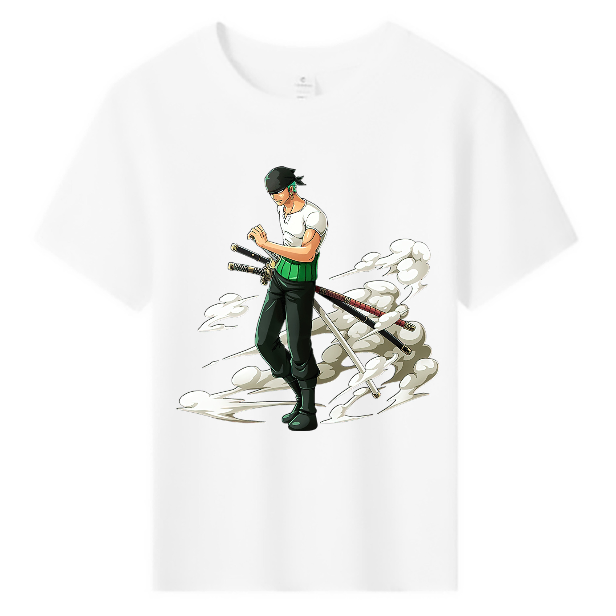 ワンピース ロロノア・ゾロ ONE PIECE Roronoa Zoro 綿100％キッズTシャツ（フロントプリント）