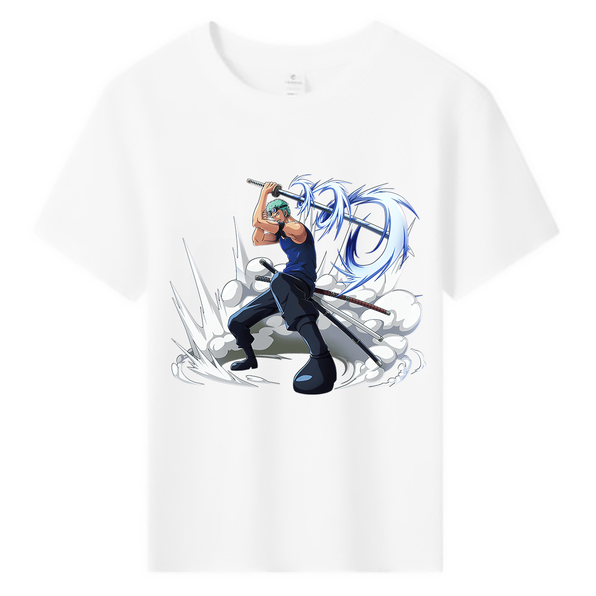 ワンピース ロロノア・ゾロ ONE PIECE Roronoa Zoro 綿100％キッズTシャツ（フロントプリント）