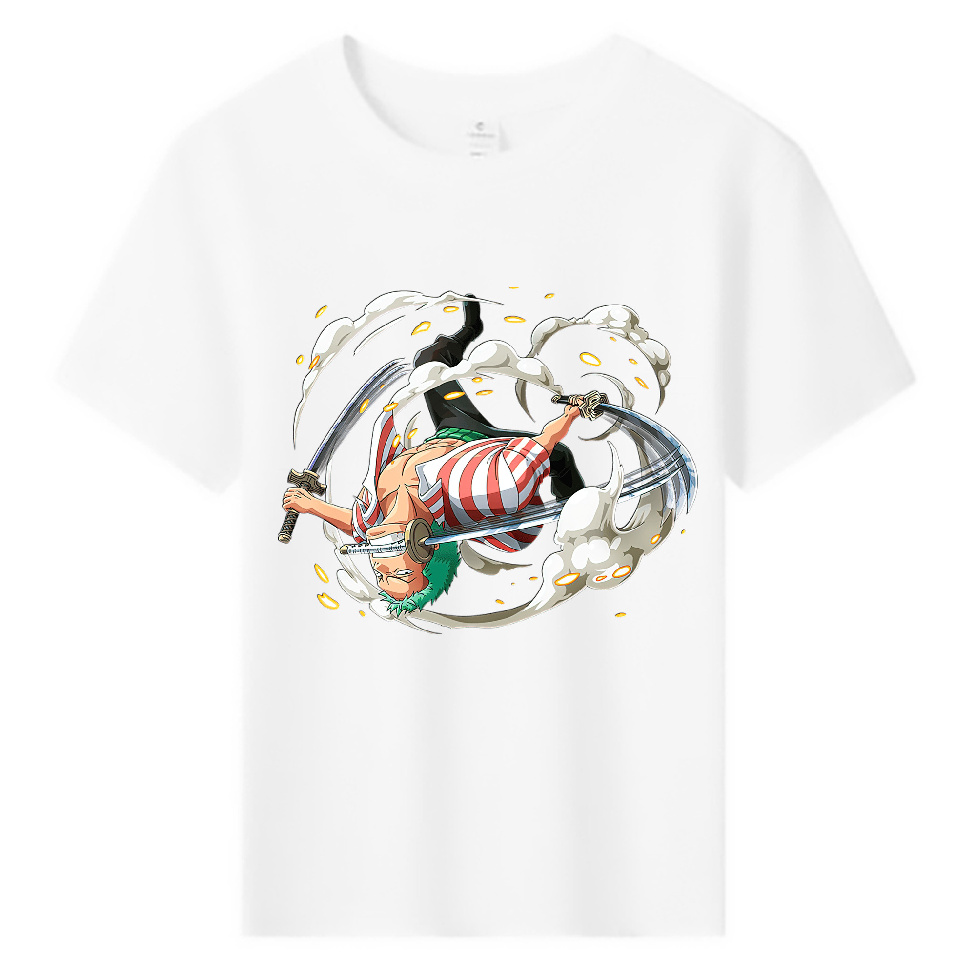 ワンピース ロロノア・ゾロ ONE PIECE Roronoa Zoro 綿100％キッズTシャツ（フロントプリント）