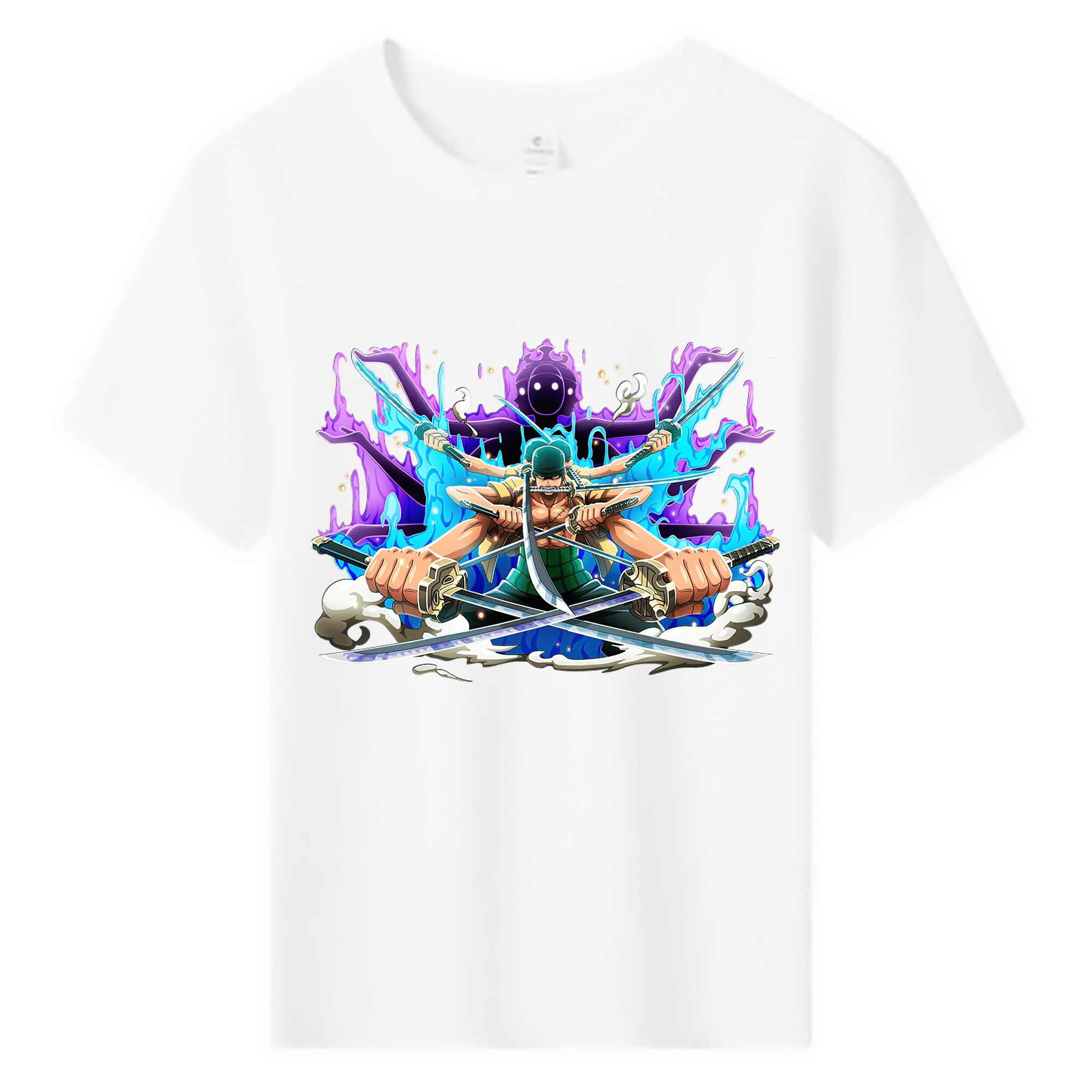 ワンピース ロロノア・ゾロ ONE PIECE Roronoa Zoro 綿100％キッズTシャツ（フロントプリント）