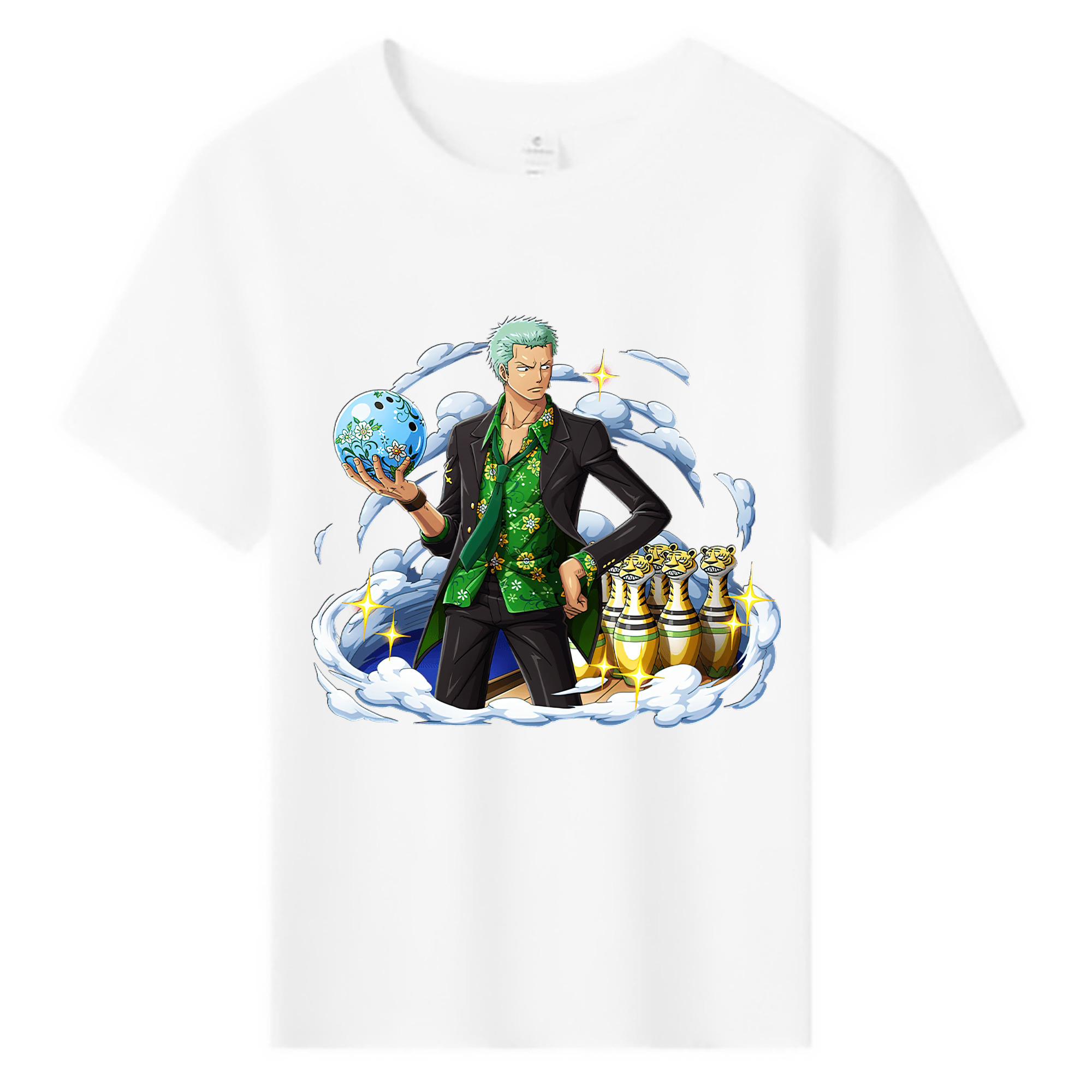 ワンピース ロロノア・ゾロ ONE PIECE Roronoa Zoro 綿100％キッズTシャツ（フロントプリント）