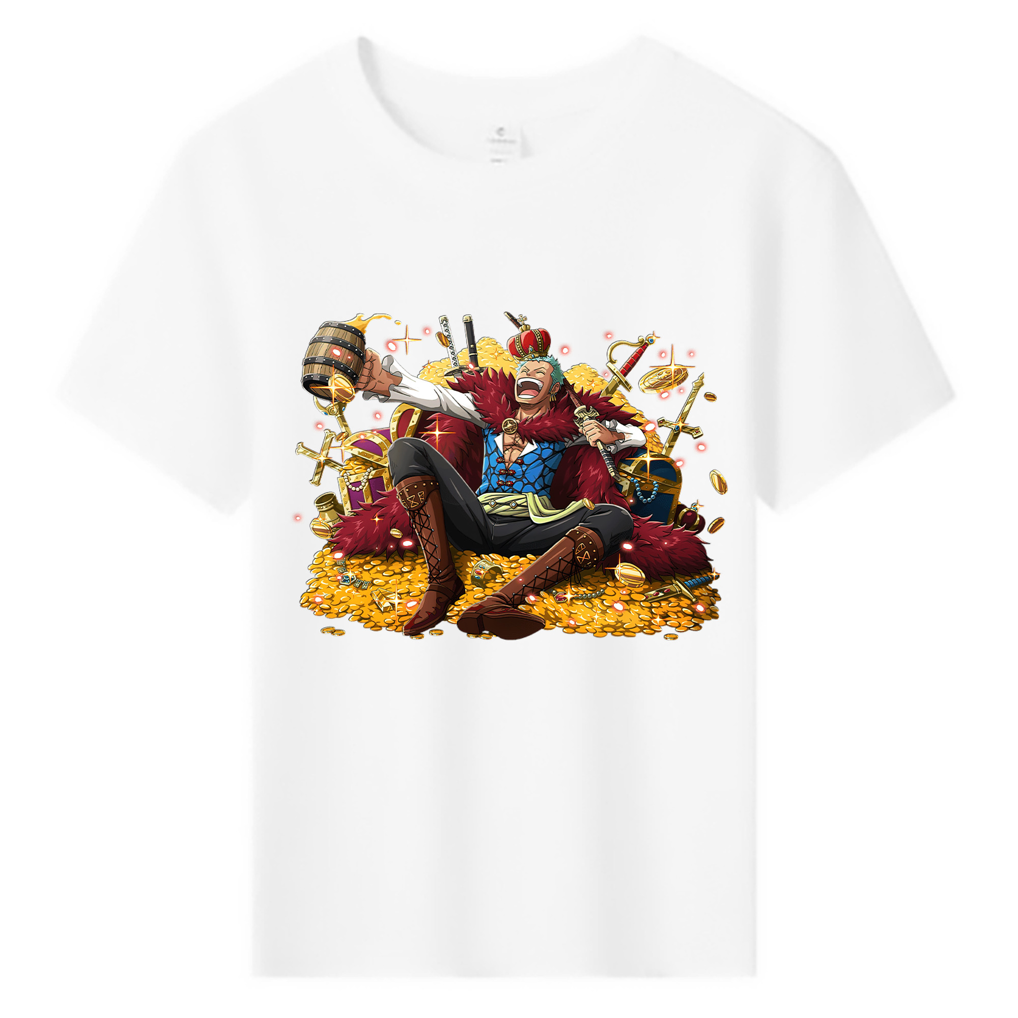 ワンピース ロロノア・ゾロ ONE PIECE Roronoa Zoro 綿100％キッズTシャツ（フロントプリント）