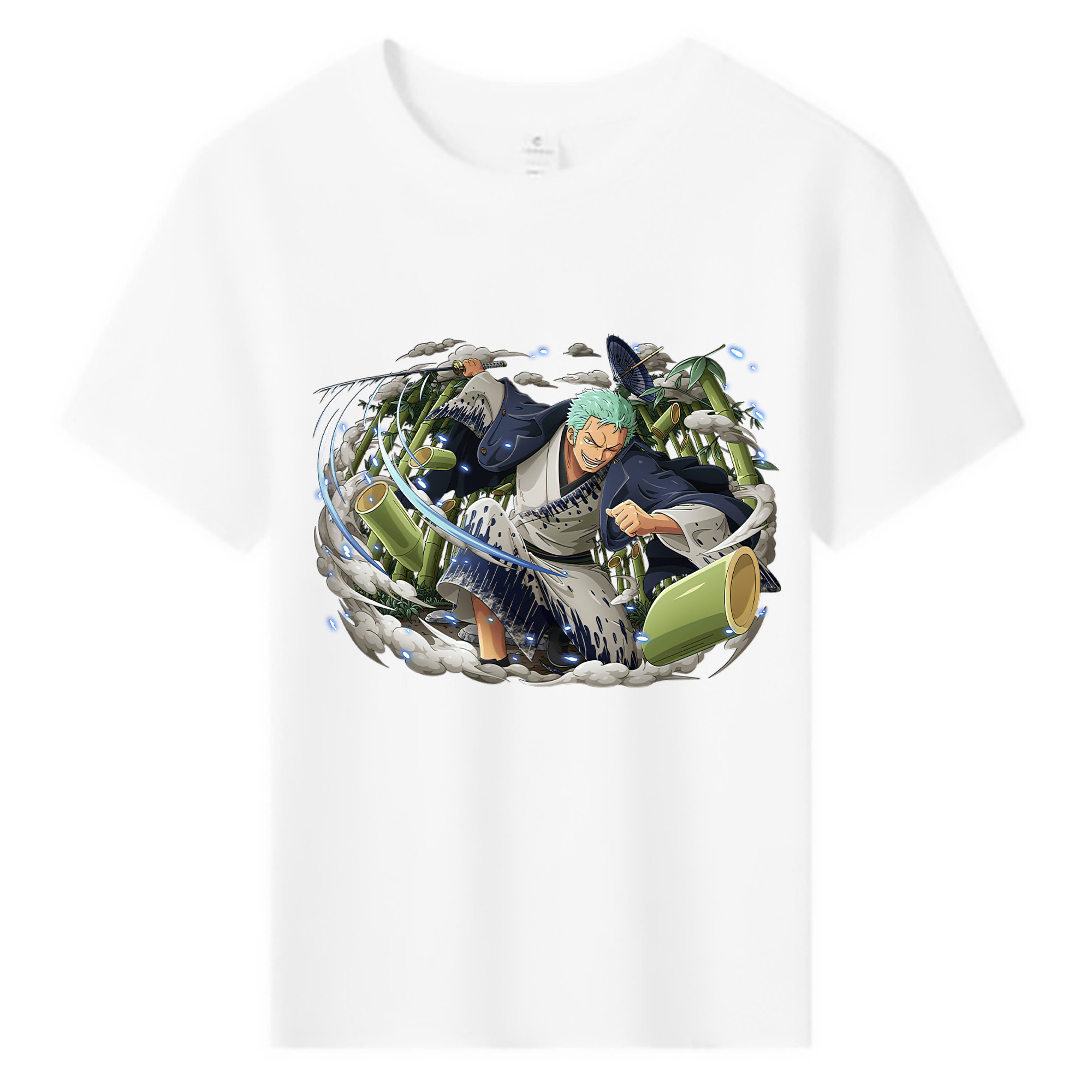 ワンピース ロロノア・ゾロ ONE PIECE Roronoa Zoro 綿100％キッズTシャツ（フロントプリント）