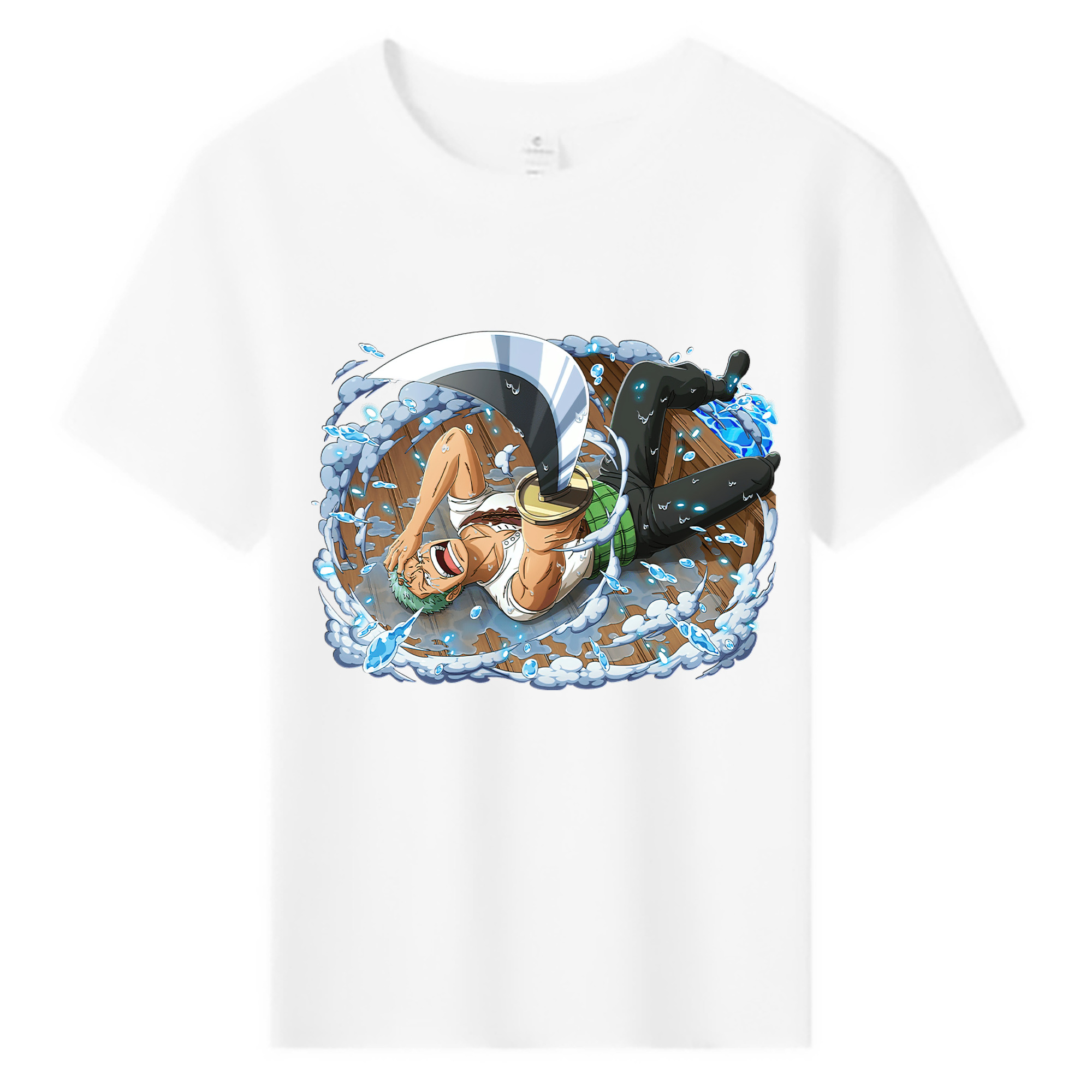 ワンピース ロロノア・ゾロ ONE PIECE Roronoa Zoro 綿100％キッズTシャツ（フロントプリント）