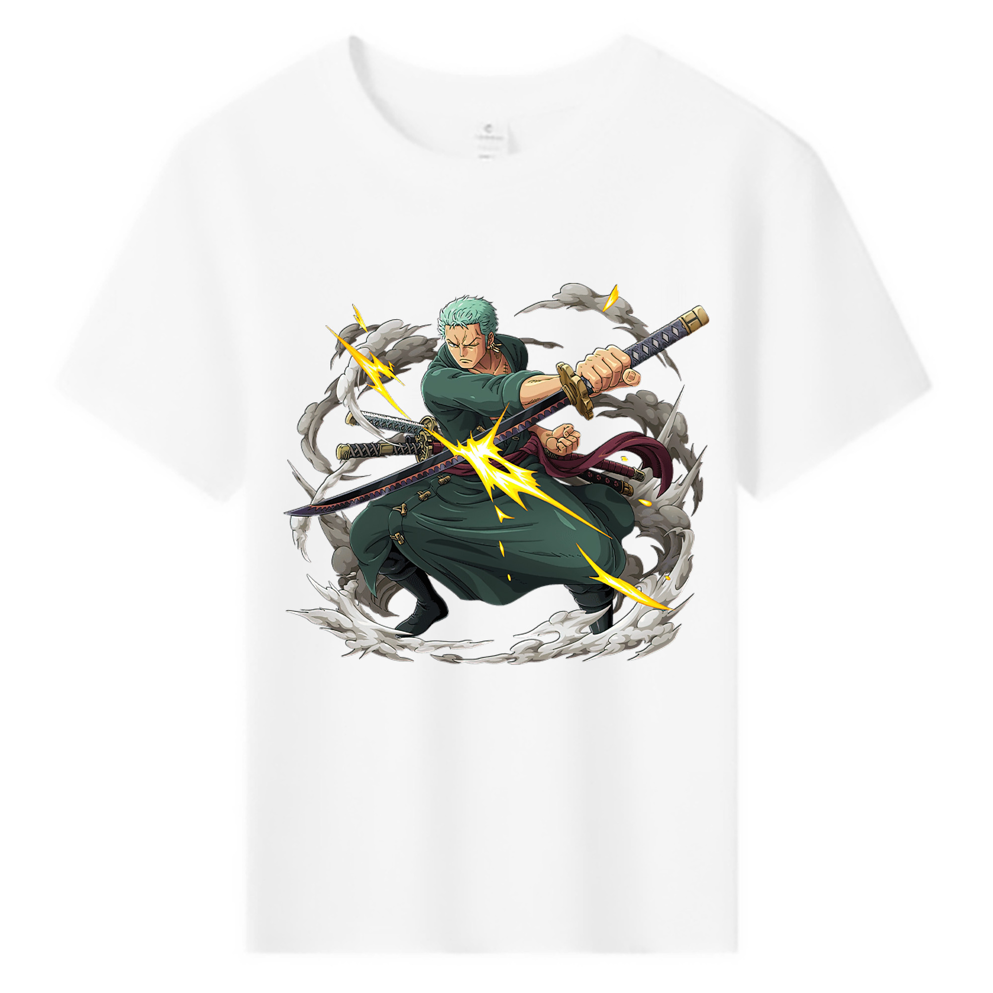 ワンピース ロロノア・ゾロ ONE PIECE Roronoa Zoro 綿100％キッズTシャツ（フロントプリント）