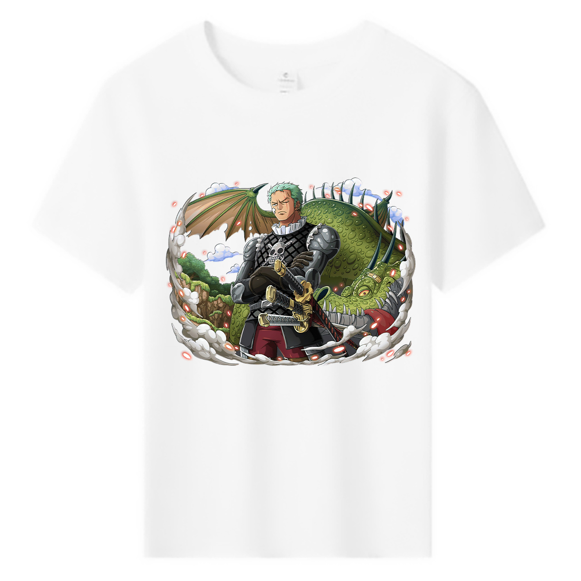 ワンピース ロロノア・ゾロ ONE PIECE Roronoa Zoro 綿100％キッズTシャツ（フロントプリント）