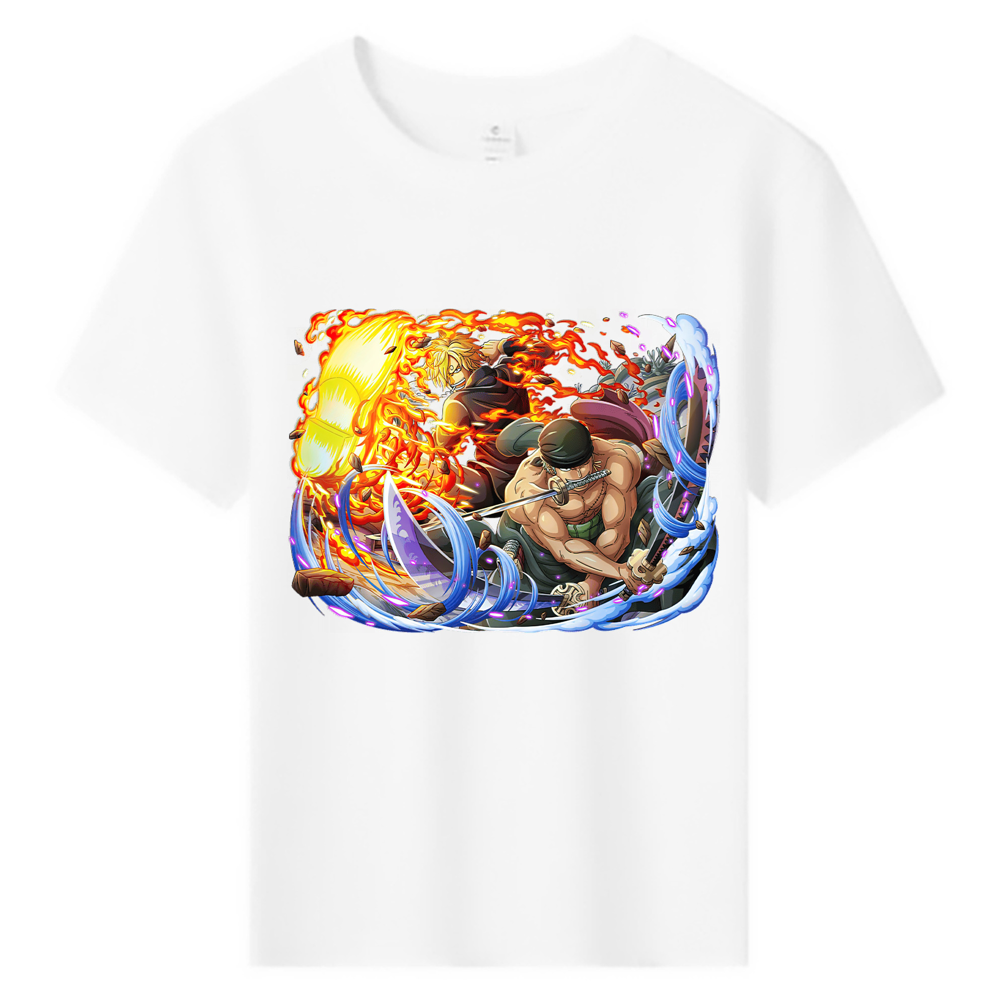 ワンピース ロロノア・ゾロ ONE PIECE Roronoa Zoro 綿100％キッズTシャツ（フロントプリント）