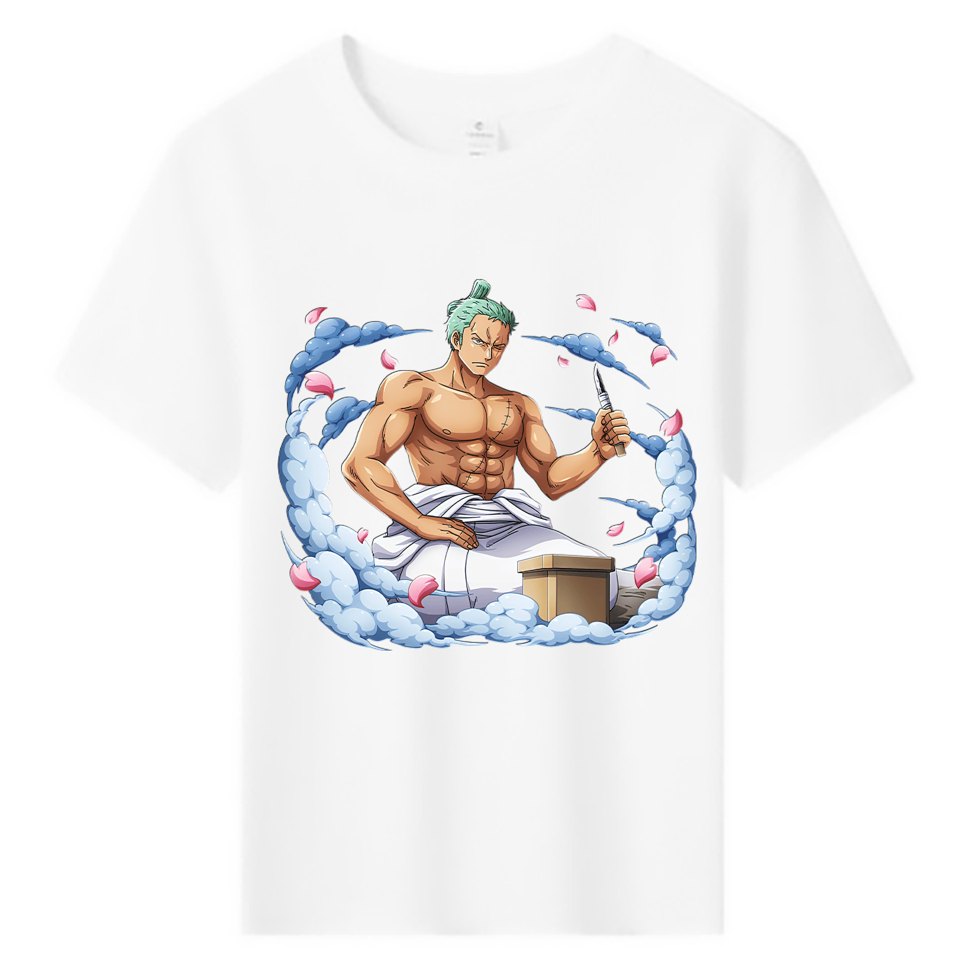 ワンピース ロロノア・ゾロ ONE PIECE Roronoa Zoro 綿100％キッズTシャツ（フロントプリント）