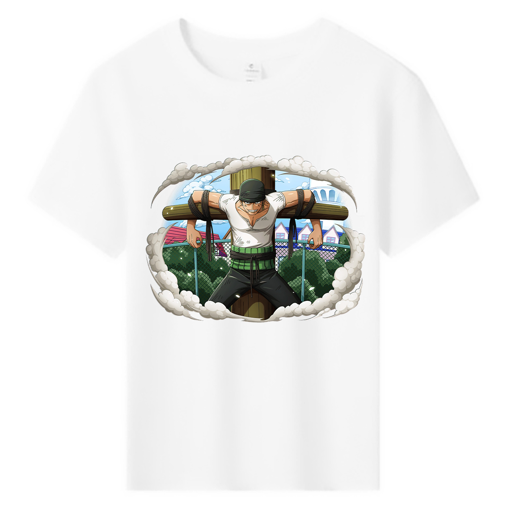 ワンピース ロロノア・ゾロ ONE PIECE Roronoa Zoro 綿100％キッズTシャツ（フロントプリント）