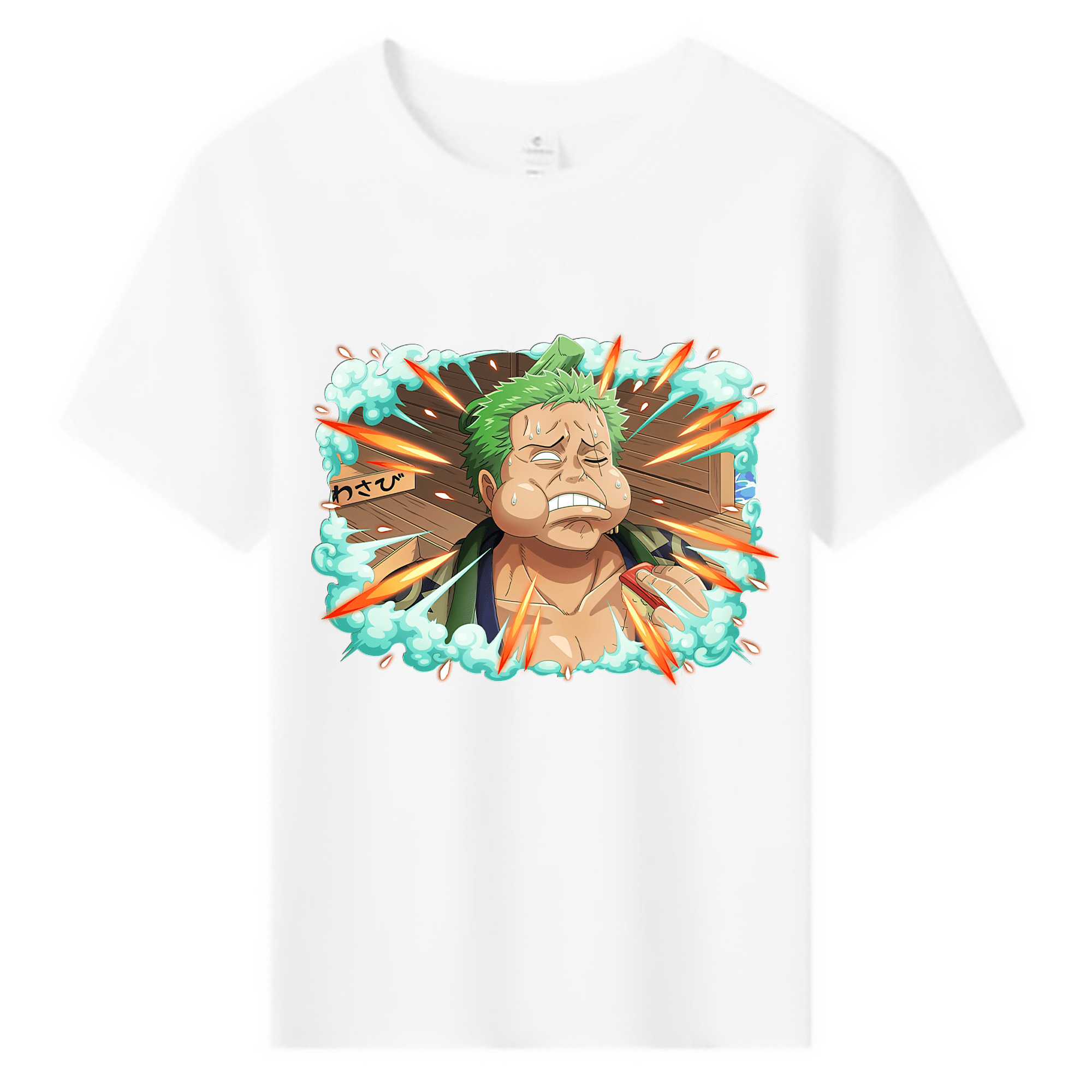 ワンピース ロロノア・ゾロ ONE PIECE Roronoa Zoro 綿100％キッズTシャツ（フロントプリント）