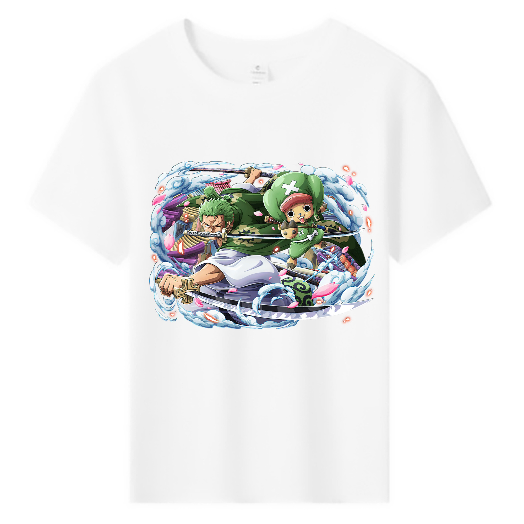 ワンピース ロロノア・ゾロ ONE PIECE Roronoa Zoro 綿100％キッズTシャツ（フロントプリント）