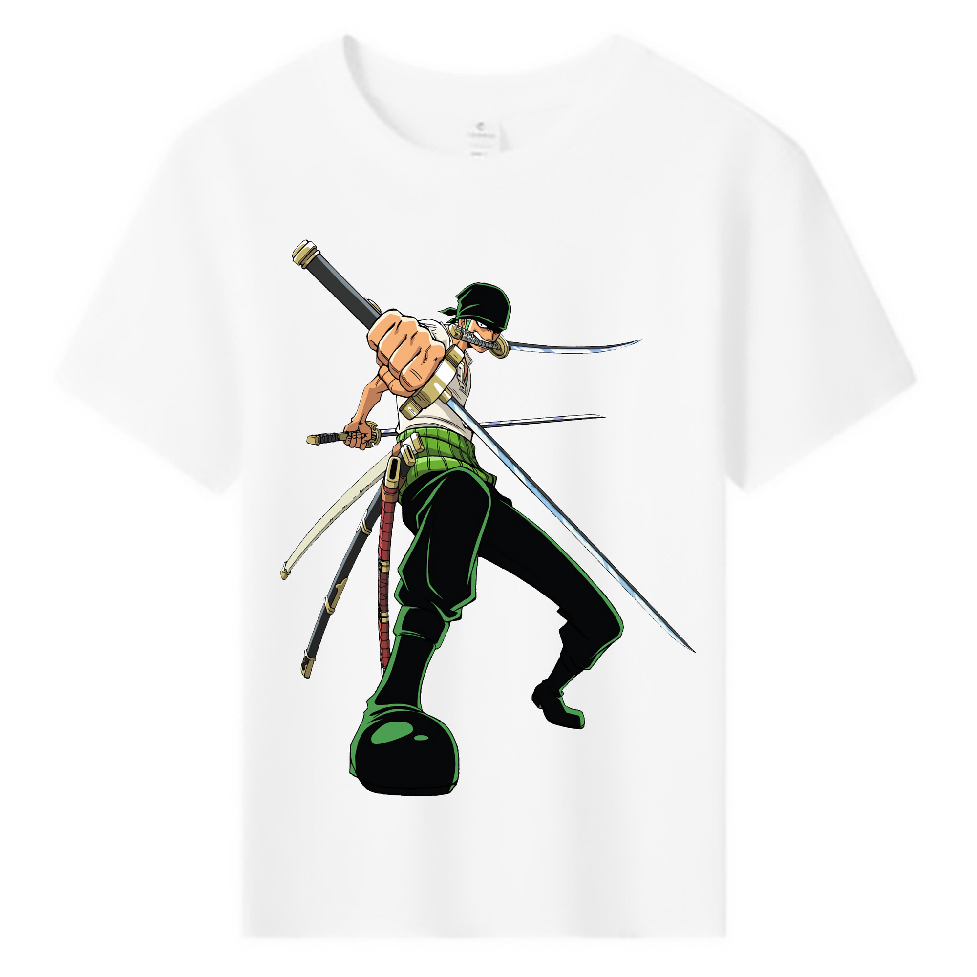 ワンピース ロロノア・ゾロ ONE PIECE Roronoa Zoro 綿100％キッズTシャツ（フロントプリント）