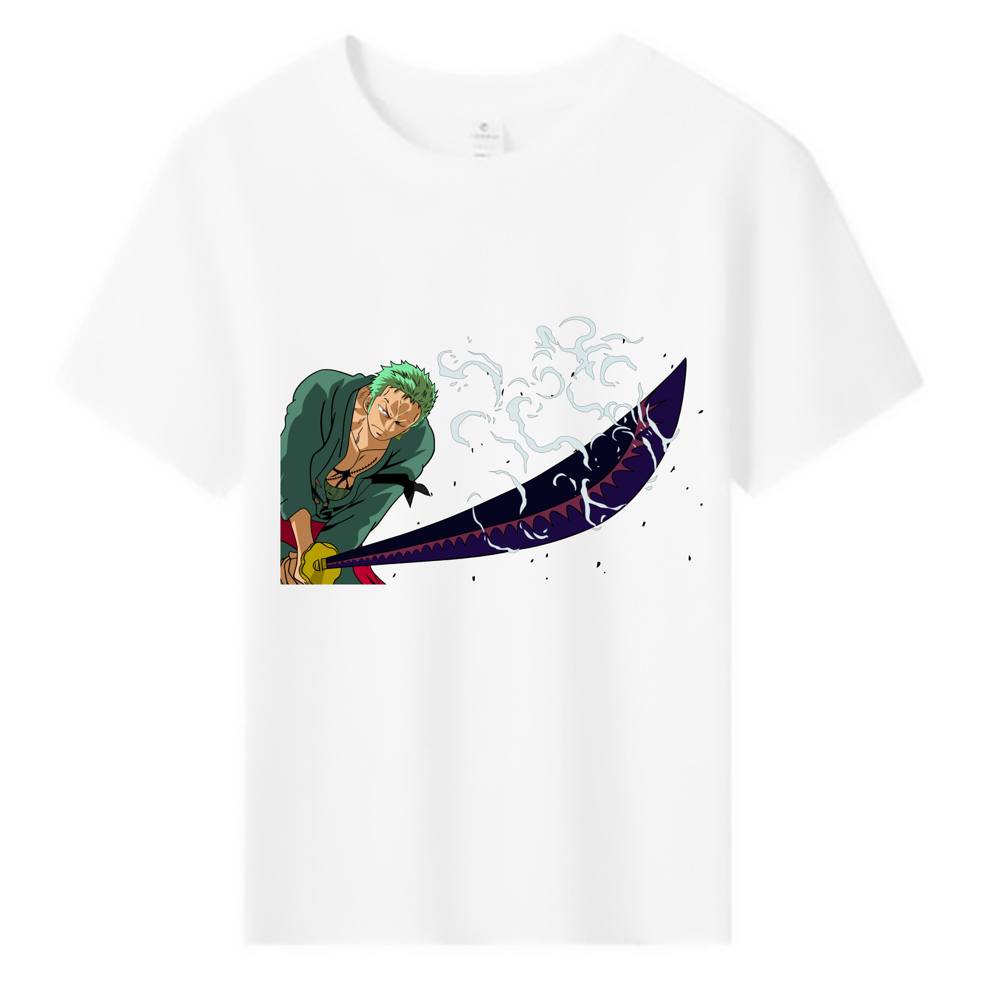 ワンピース ロロノア・ゾロ ONE PIECE Roronoa Zoro 綿100％キッズTシャツ（フロントプリント）