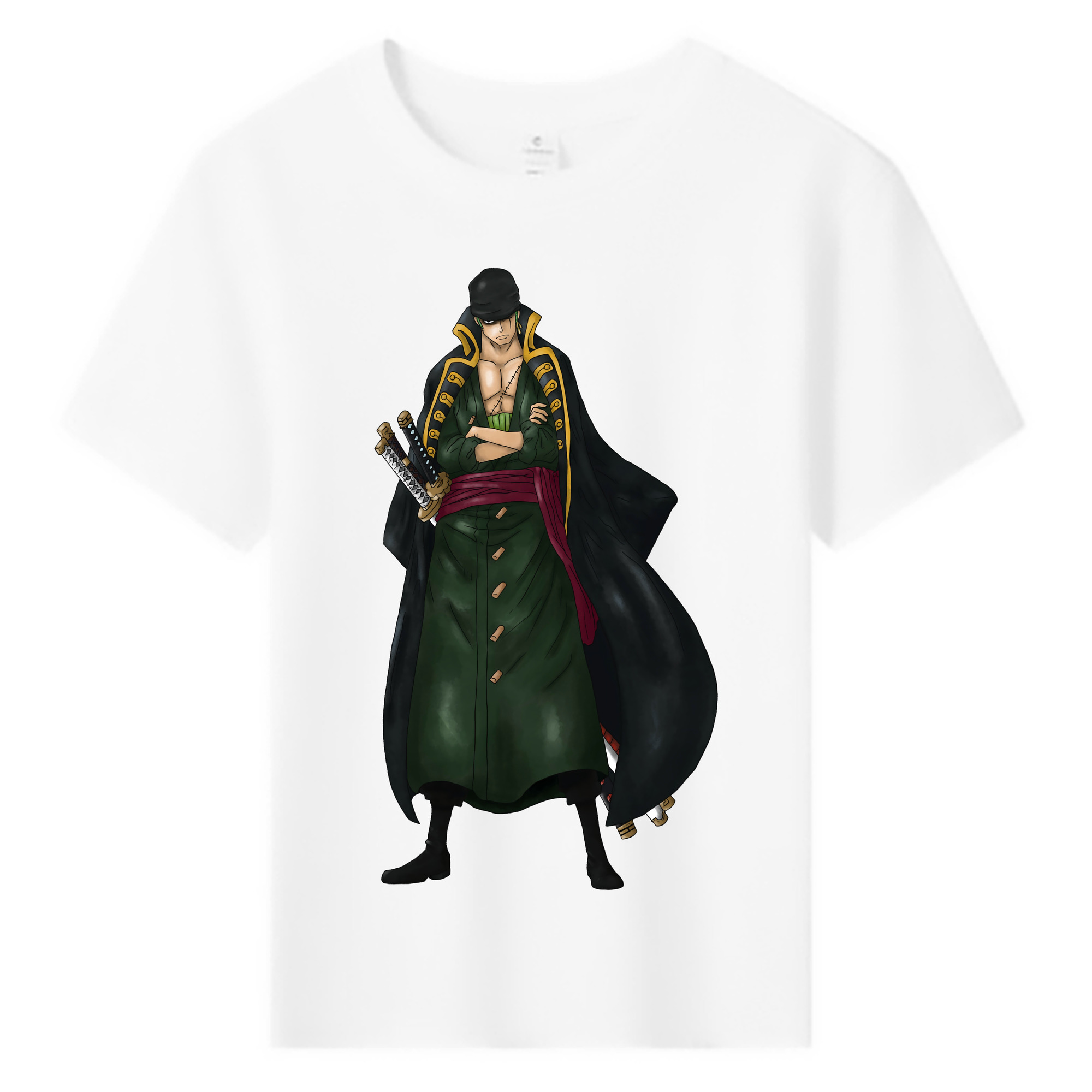 ワンピース ロロノア・ゾロ ONE PIECE Roronoa Zoro 綿100％キッズTシャツ（フロントプリント）