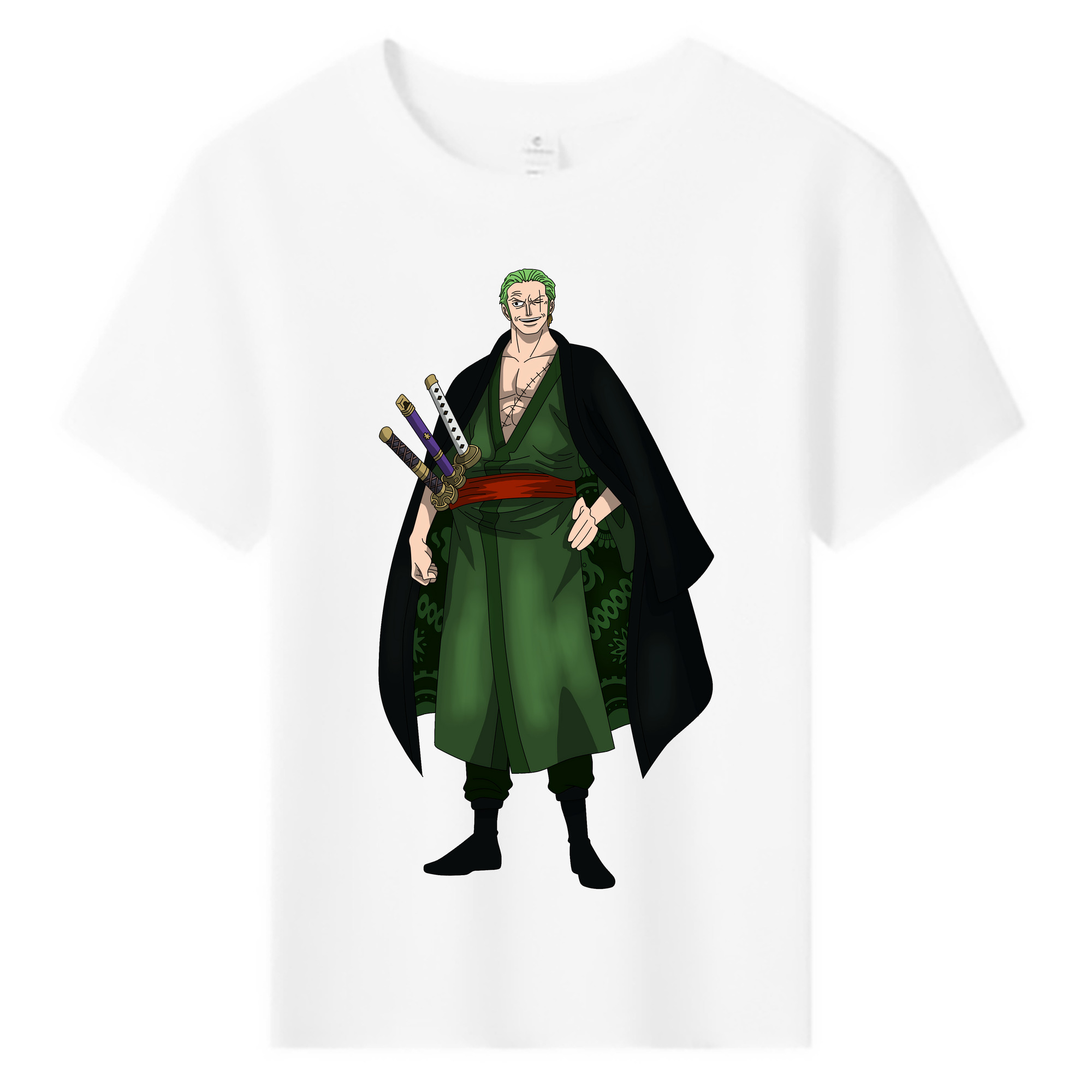 ワンピース ロロノア・ゾロ ONE PIECE Roronoa Zoro 綿100％キッズTシャツ（フロントプリント）