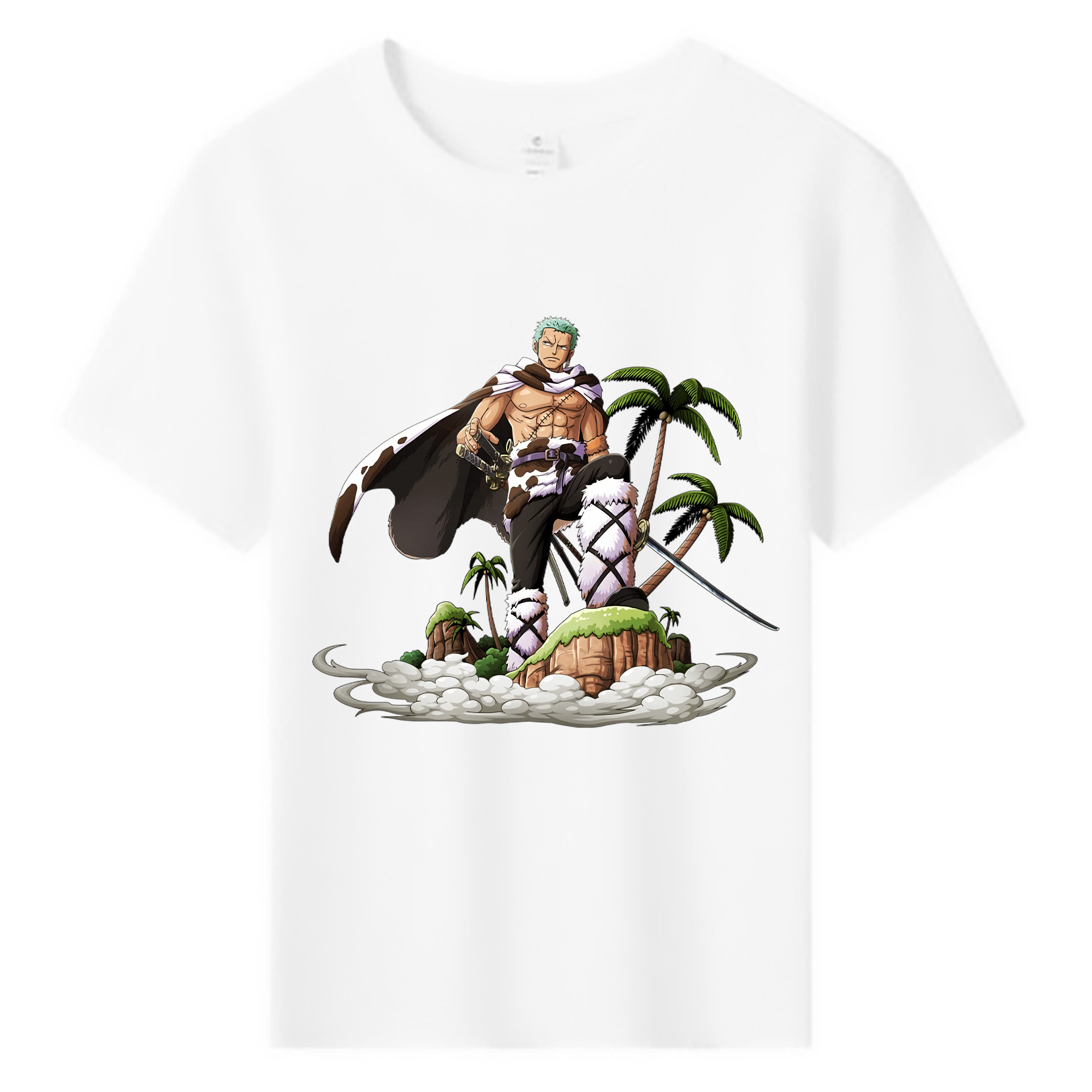 ワンピース ロロノア・ゾロ ONE PIECE Roronoa Zoro 綿100％キッズTシャツ（フロントプリント）