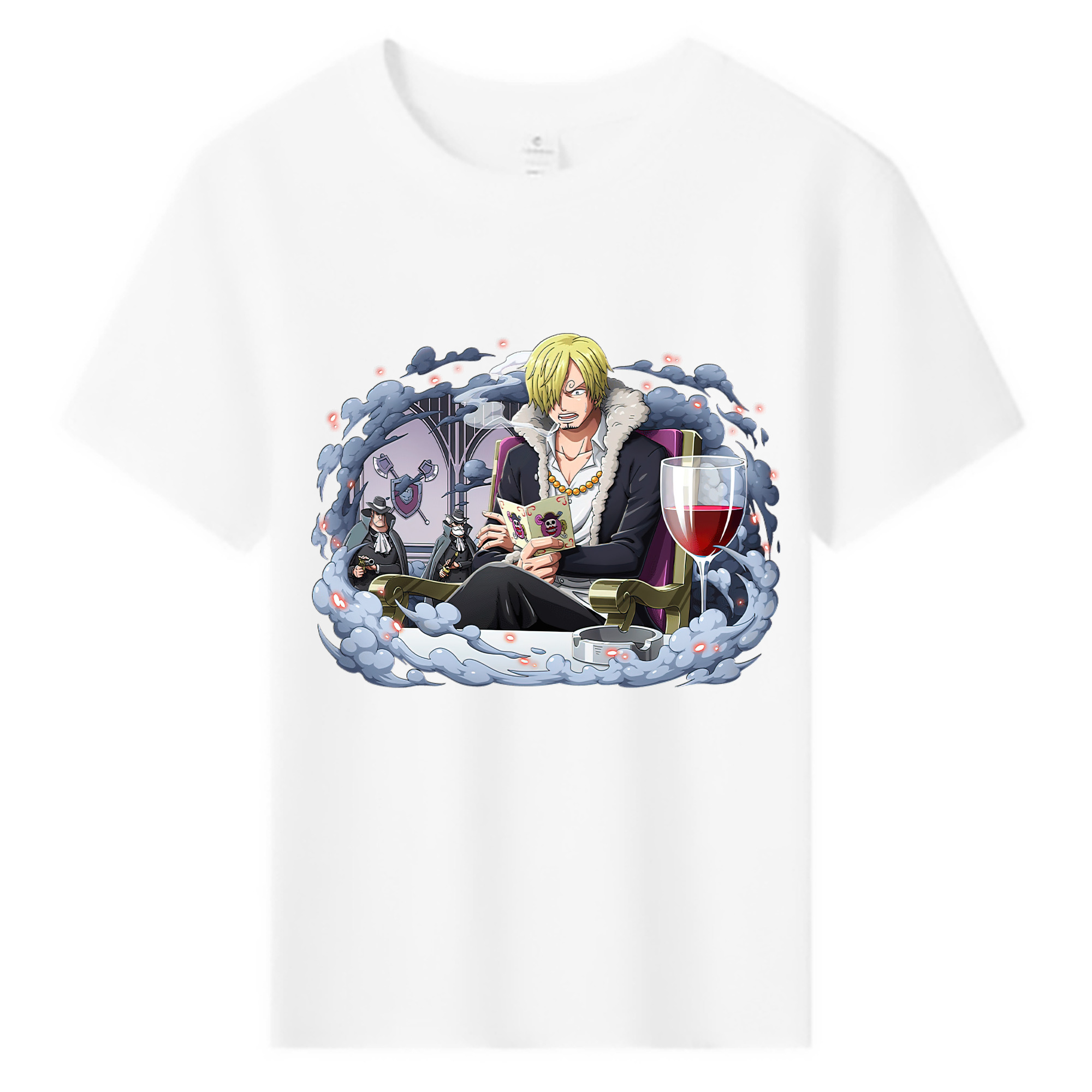 （画像用） ワンピース サンジ ONE PIECE Sanji 綿100％キッズTシャツ（フロントプリント）