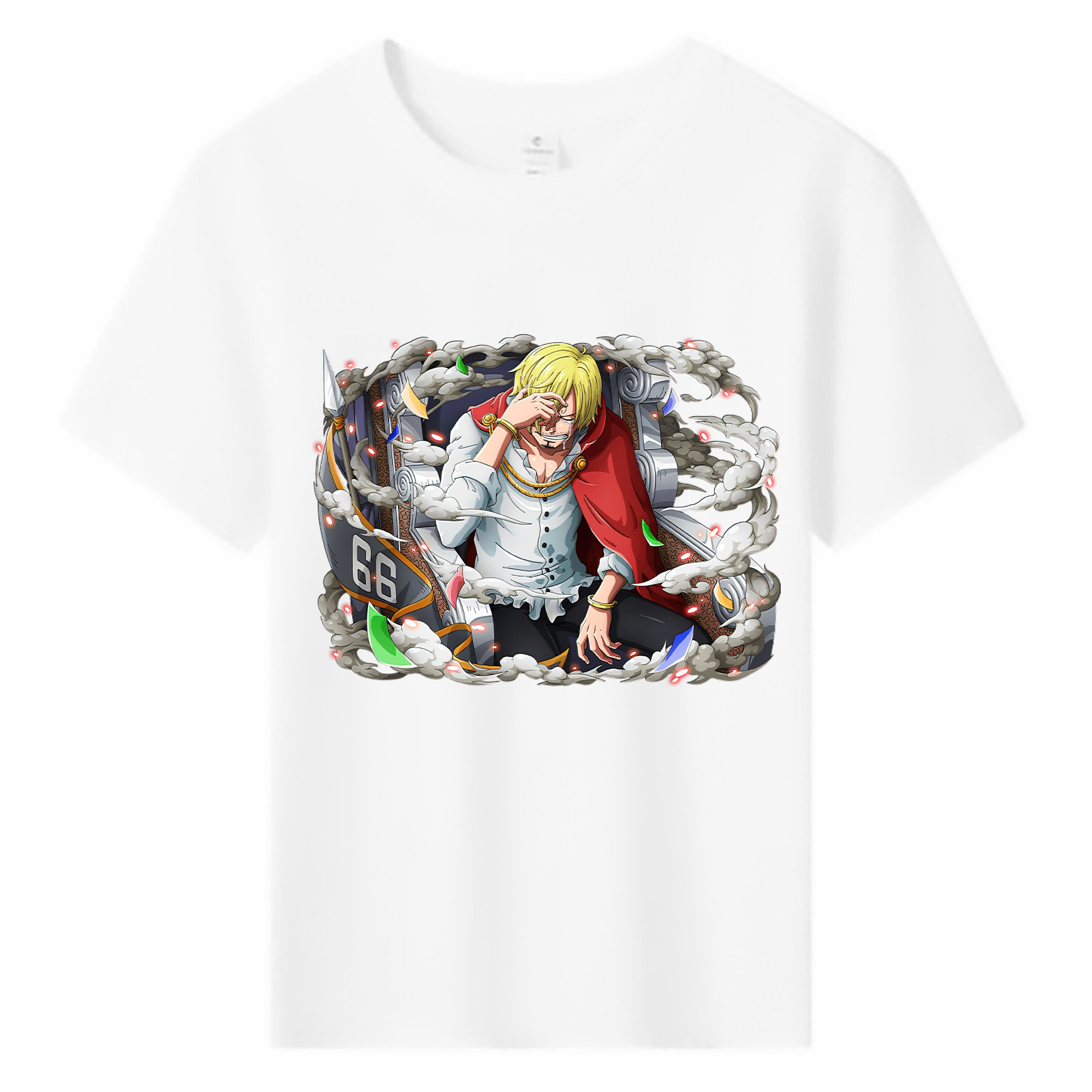 （画像用） ワンピース サンジ ONE PIECE Sanji 綿100％キッズTシャツ（フロントプリント）